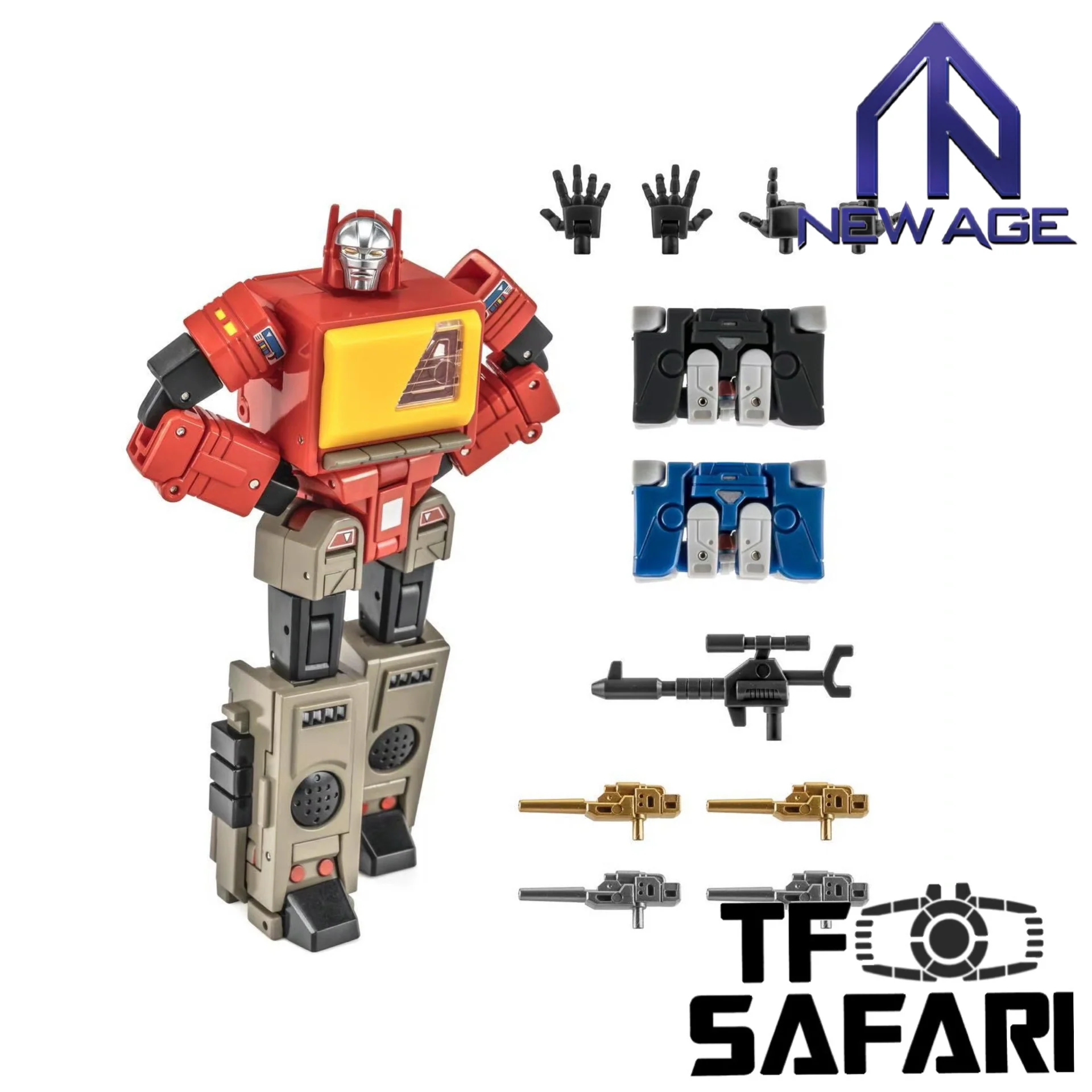【AIB,95% New】NA NewAge H62EX H-62EX Louie (Blaster) New Age Toy Color Version 10cm / 4" (Copy)