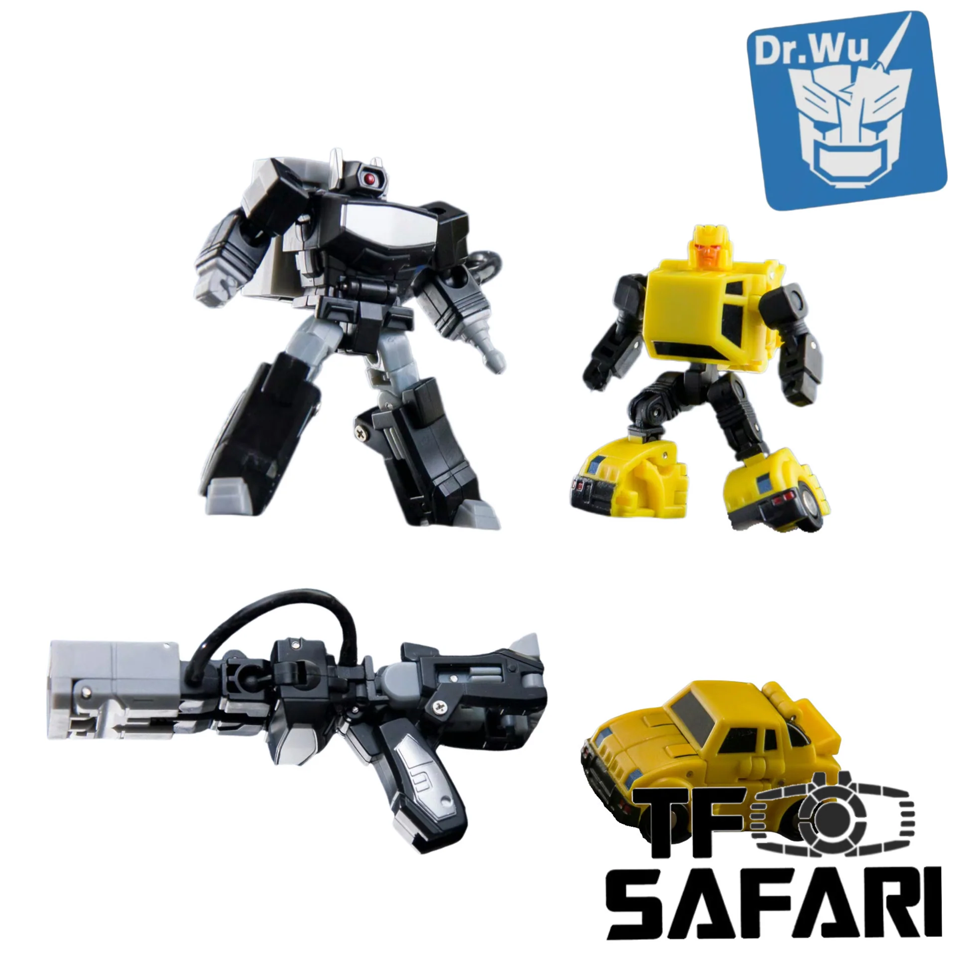 【Pre-Order】Dr.Wu & Mechanic Studio Extreme Warfare DW-E39 Wheel Hub (Hubcap) / DW-E38B Pulse Gun (Shockwave) Version 2 in 1 set 4.5cm
