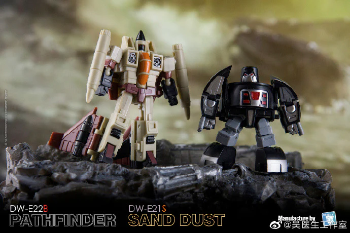 Dr.Wu & Mechanic Studio Extreme Warfare 4 Sets DW-E21S Sand Dust (Ramjet Desert) / DW-E22B Pathfinder (Cosmos Black) to Earthrise Titan Class 2 in 1 set 4.5cm 3 Dr.Wu & Mechanic Studio Extreme Warfare 4 Sets DW-E21S Sand Dust (Ramjet Desert) / DW-E22B Pathfinder (Cosmos Black) to Earthrise Titan Class 2 in 1 set 4.5cm