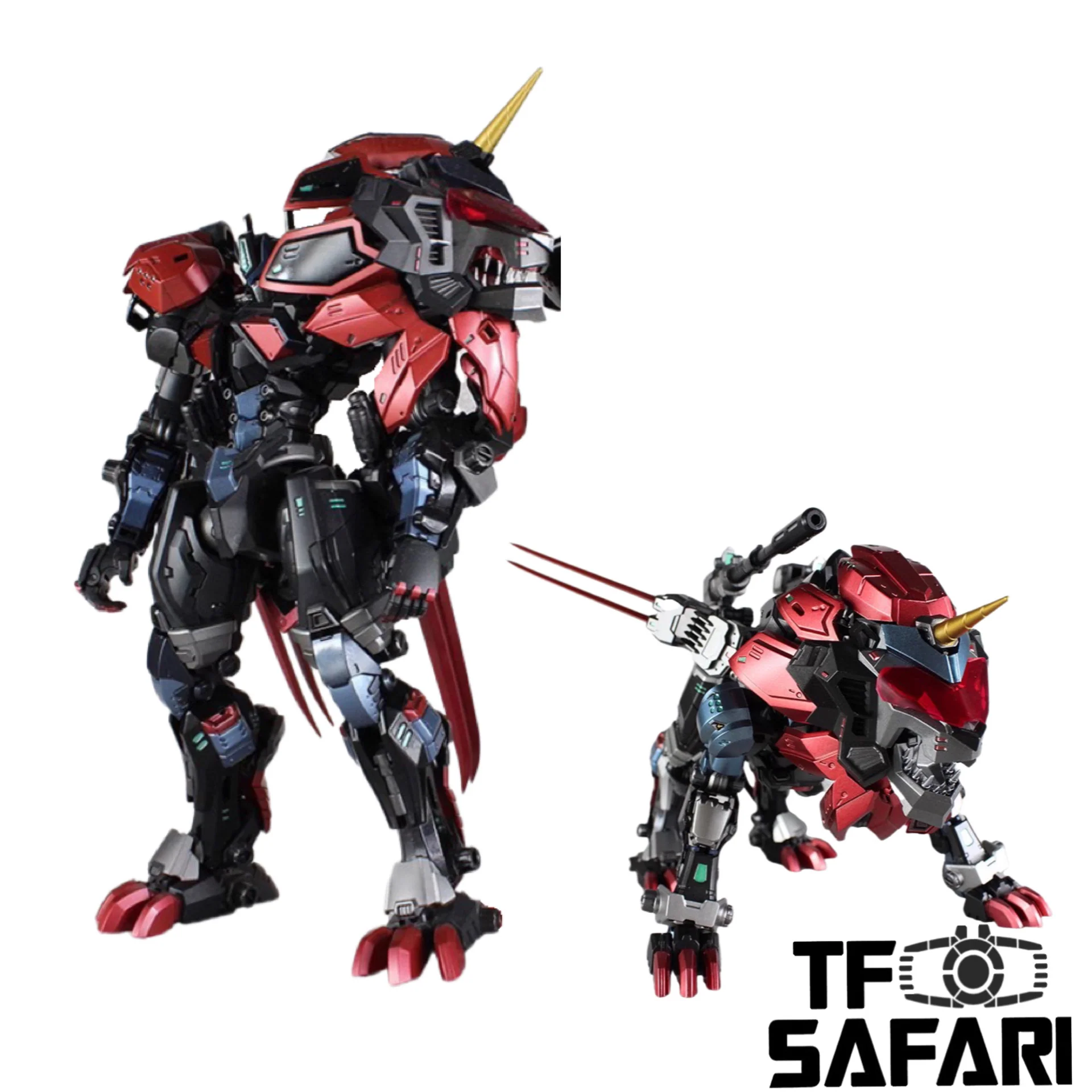 NeoArt Toys NT-11 NT11 Dual Form Xerxes Beast Muscle Black Lion (Lio Convoy / Leo Prime) 21.5cm / 8.5"