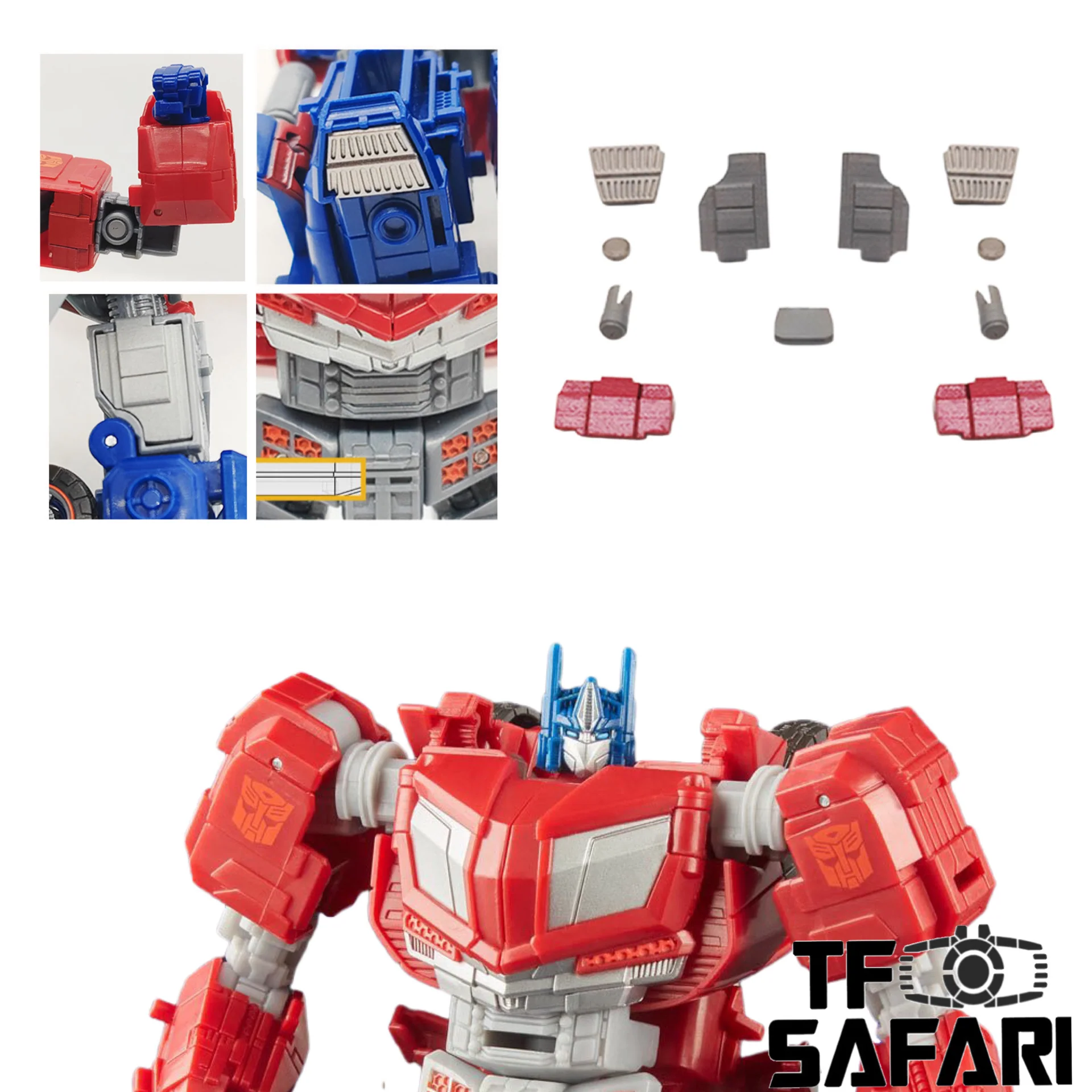 115 Workshop YYW HSTZ-25 HSTZ25 Gap Fillers for WFC Studio Series Voyager 03 Gamer Edition SS GE03 Optimus Prime Upgrade Kit