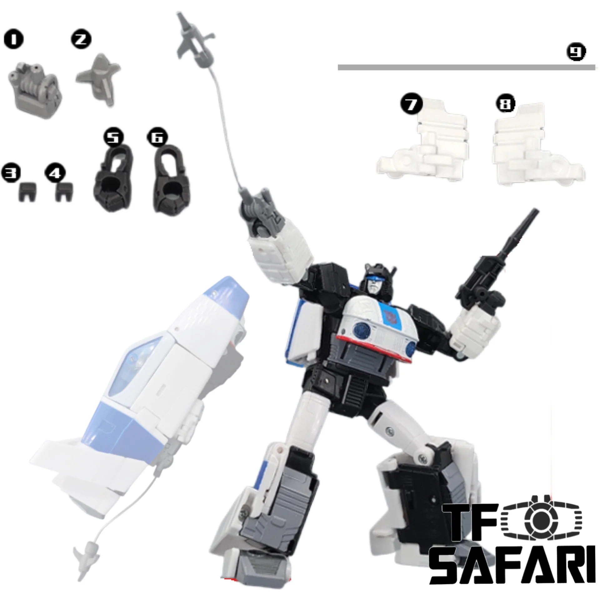 Go Better Studio GX-52 GX52 Gap fillers for Buzzworthy Bumblebee Legacy: Evolution Origin Autobot Jazz ( Upgrade Kit+ Gap Fillers)