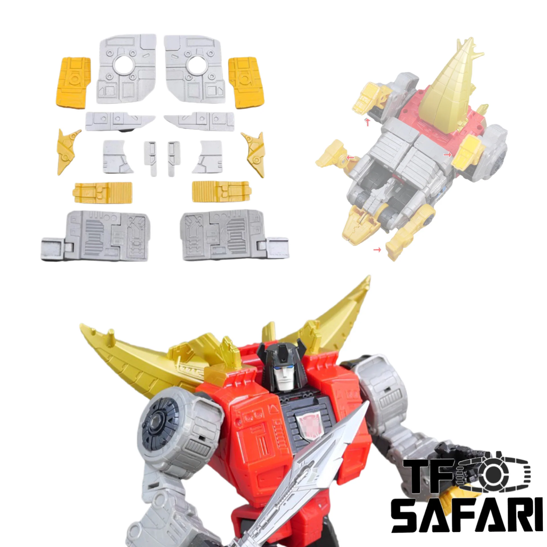 Tim Heada TH068 TH-068 Gap Fillers for Studio Series 86 SS86 Snarl Dinobot Upgrade Kit