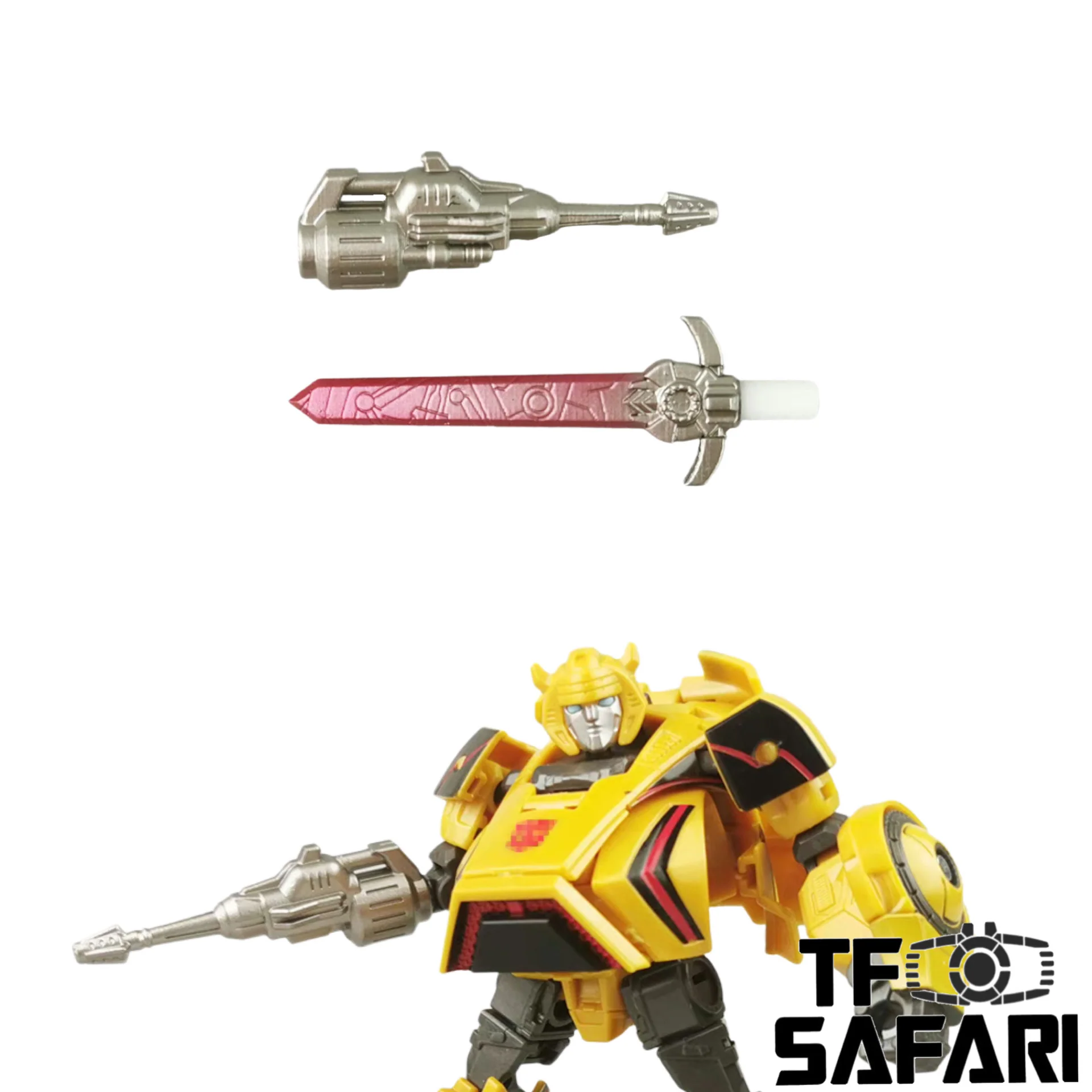 Matrix Workshop M89 M-89 Weapon set (Gun / Sword) for Studio Series Deluxe Class 01 Gamer Edition SS GE01 Bumblebee Upgrade Kit