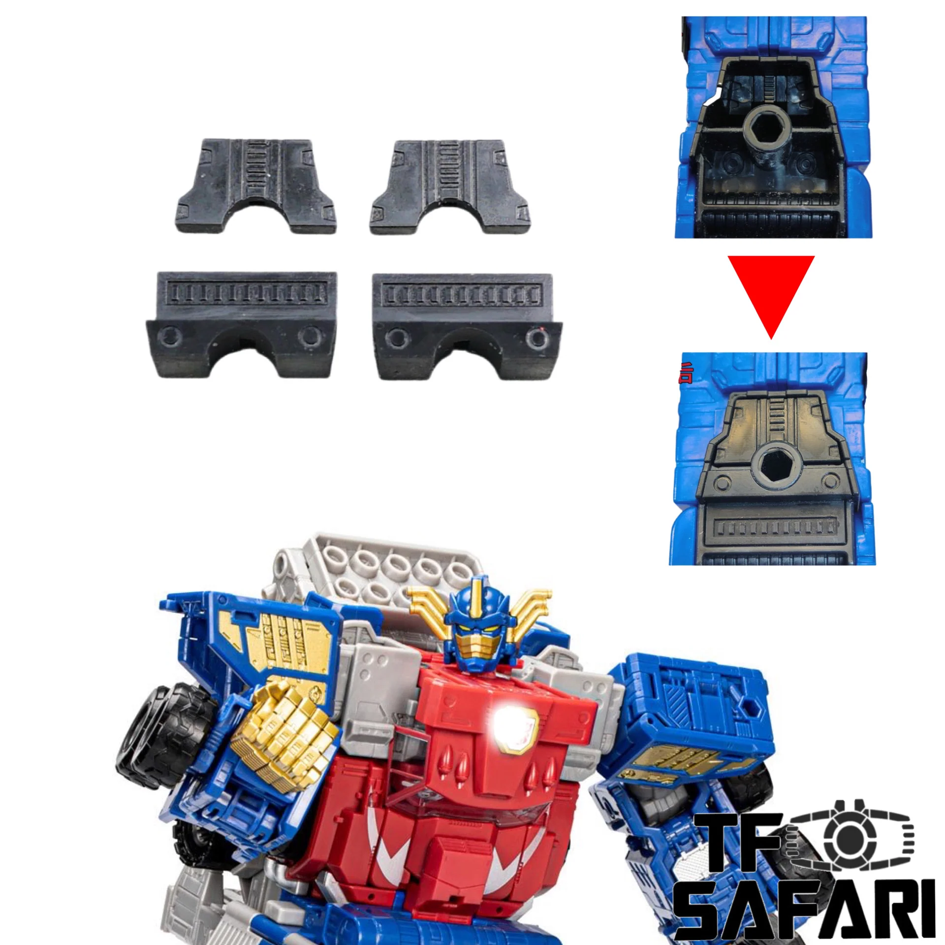Superman Studio SPS32 SPS32 Gap fillers for Legacy Evolution Armada Universe Optimus Prime Upgrade Kit