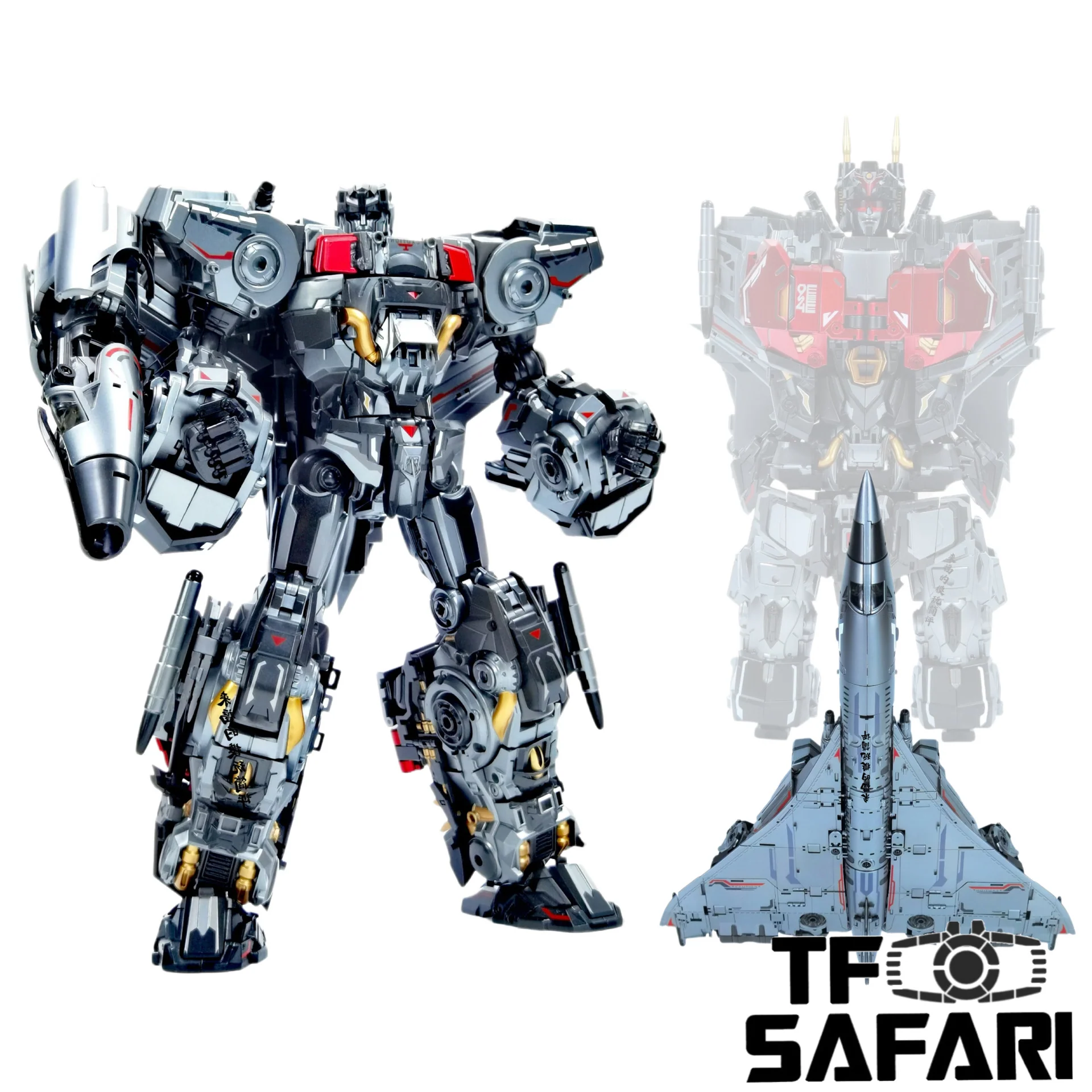 Dream Star Toys  DST01-003 DST-003 Blitzbolt Encourager Combiner ( Silverbolt, Aerialbots , Superion) Metallic Version DreamStarToys