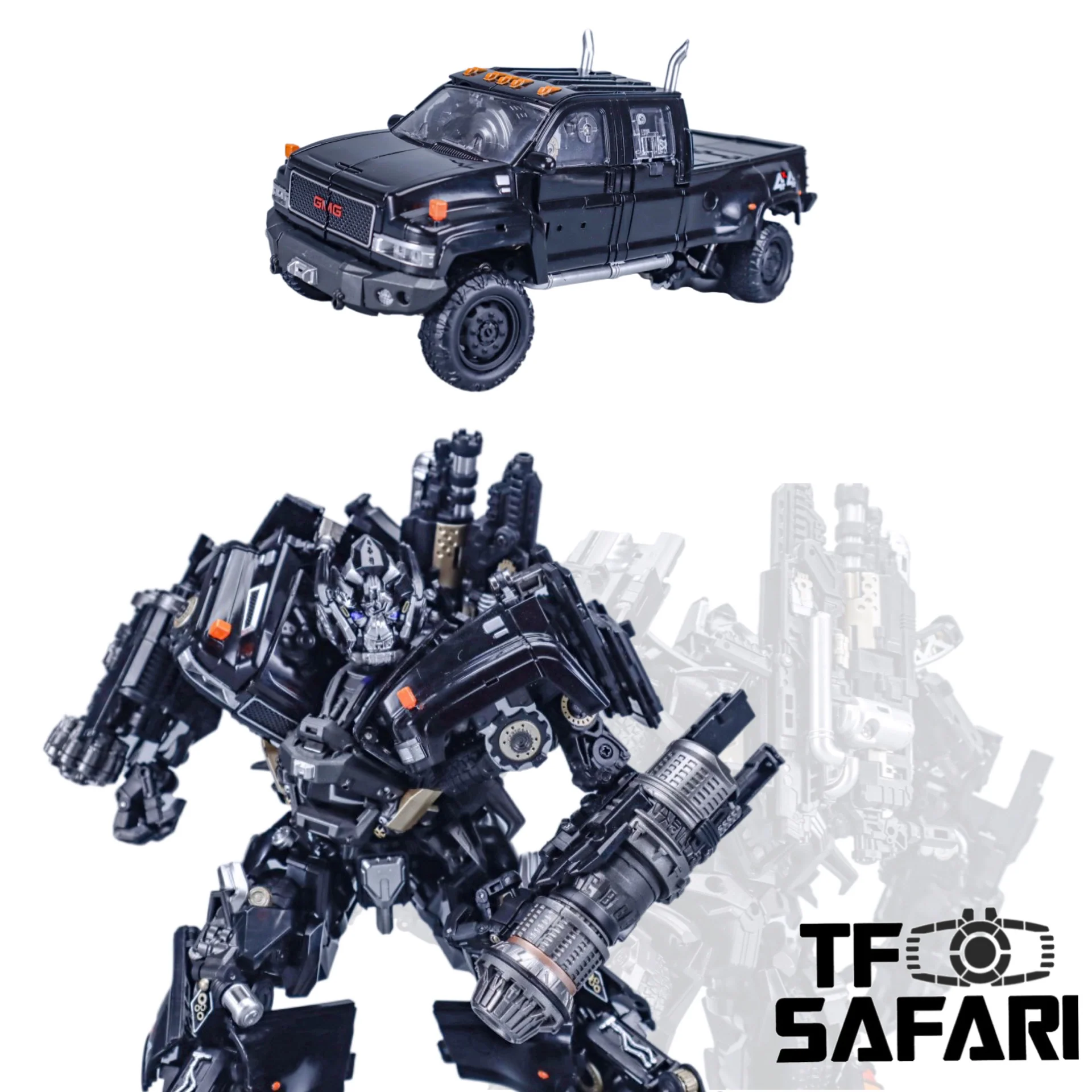 4th Party WJ M06 M-06 (KO MPM06 MPM-06 Ironhide) Oversized (Black Apple Alloy Modified version)