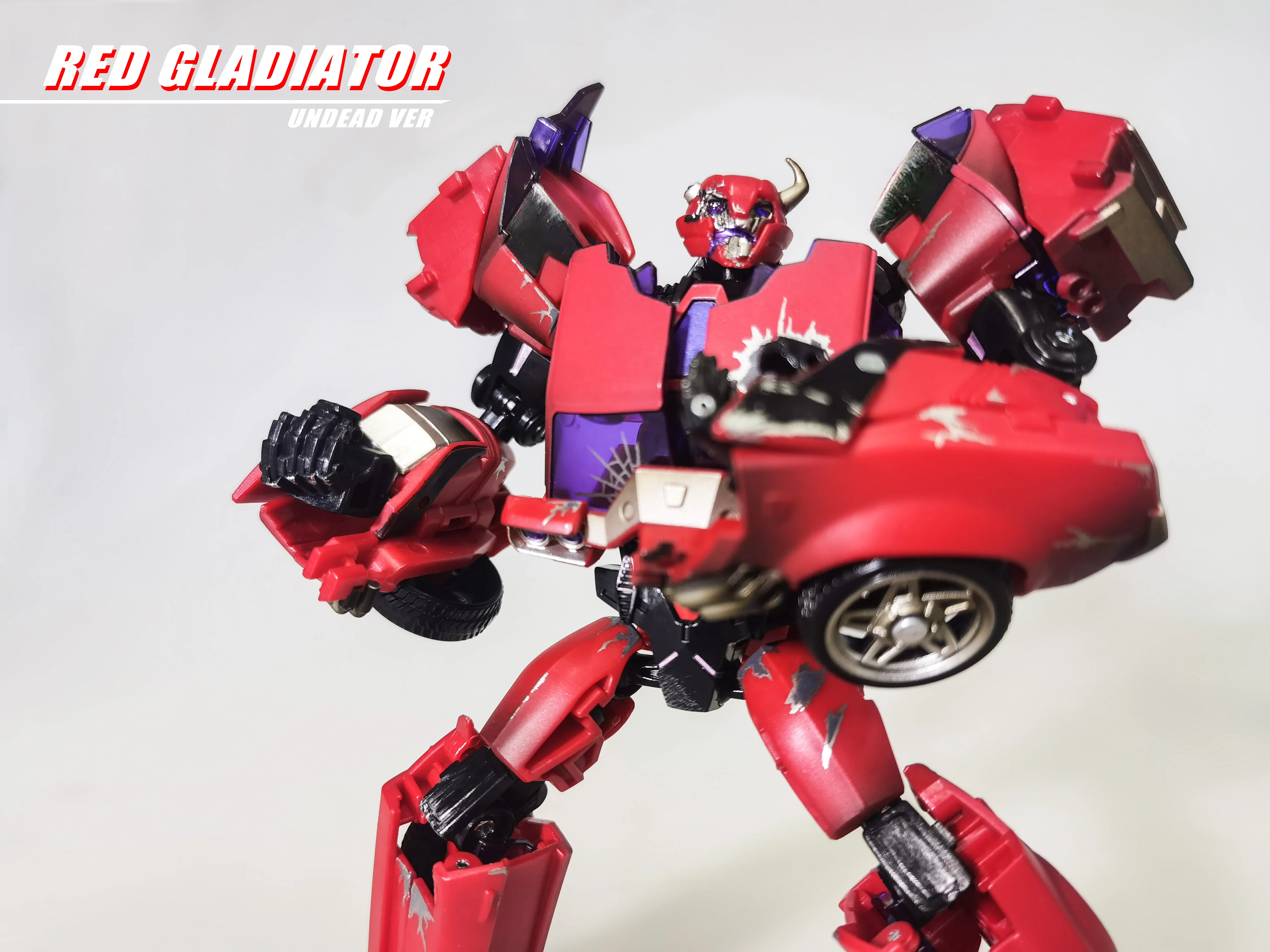 APC Toys APC-009Z APC009Z Red Gladiator (TFP Cliffjumper) Zombie Version 11 APC Toys APC-009Z APC009Z Red Gladiator (TFP Cliffjumper) Zombie Version