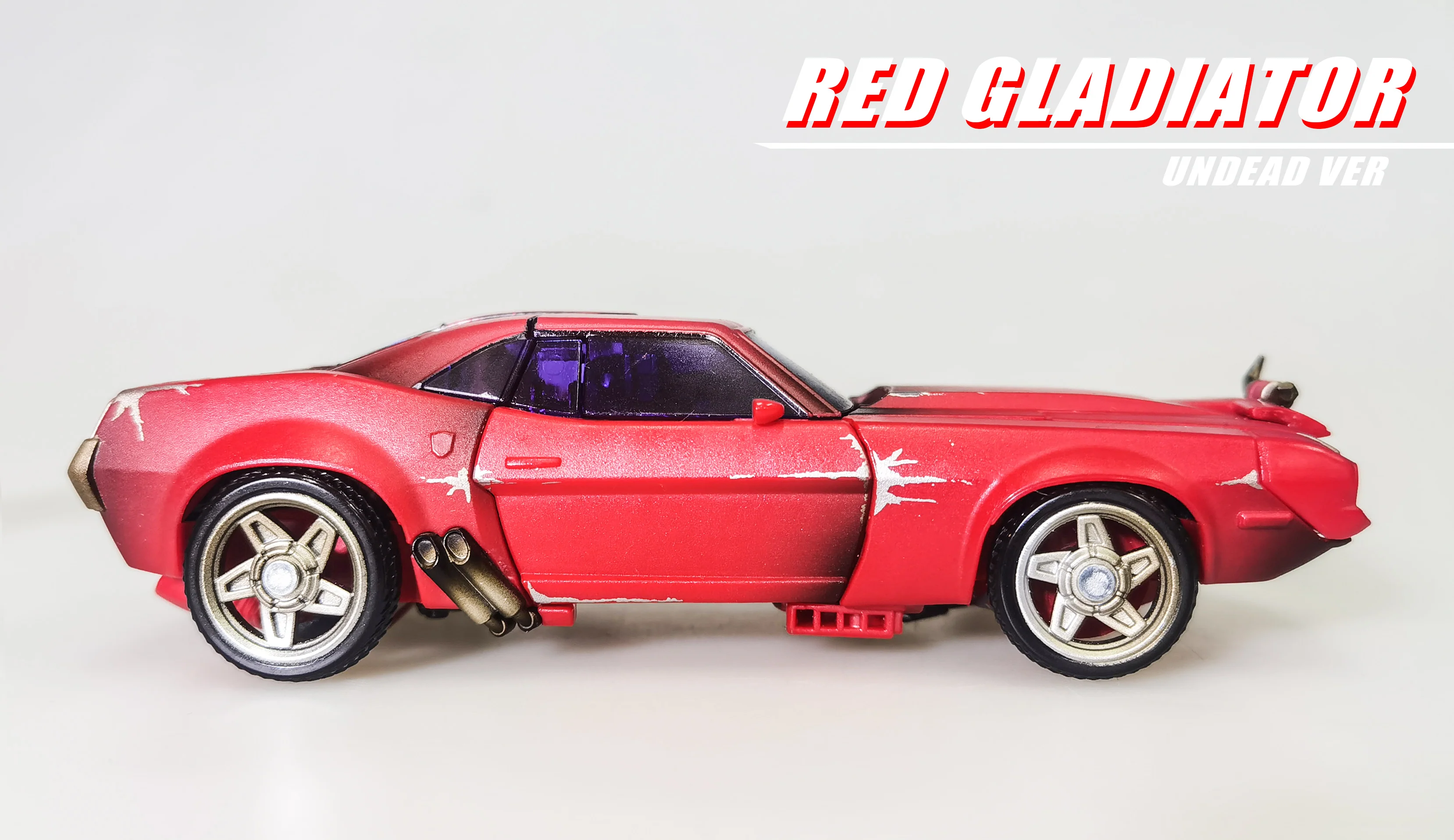APC Toys APC-009Z APC009Z Red Gladiator (TFP Cliffjumper) Zombie Version 13 APC Toys APC-009Z APC009Z Red Gladiator (TFP Cliffjumper) Zombie Version