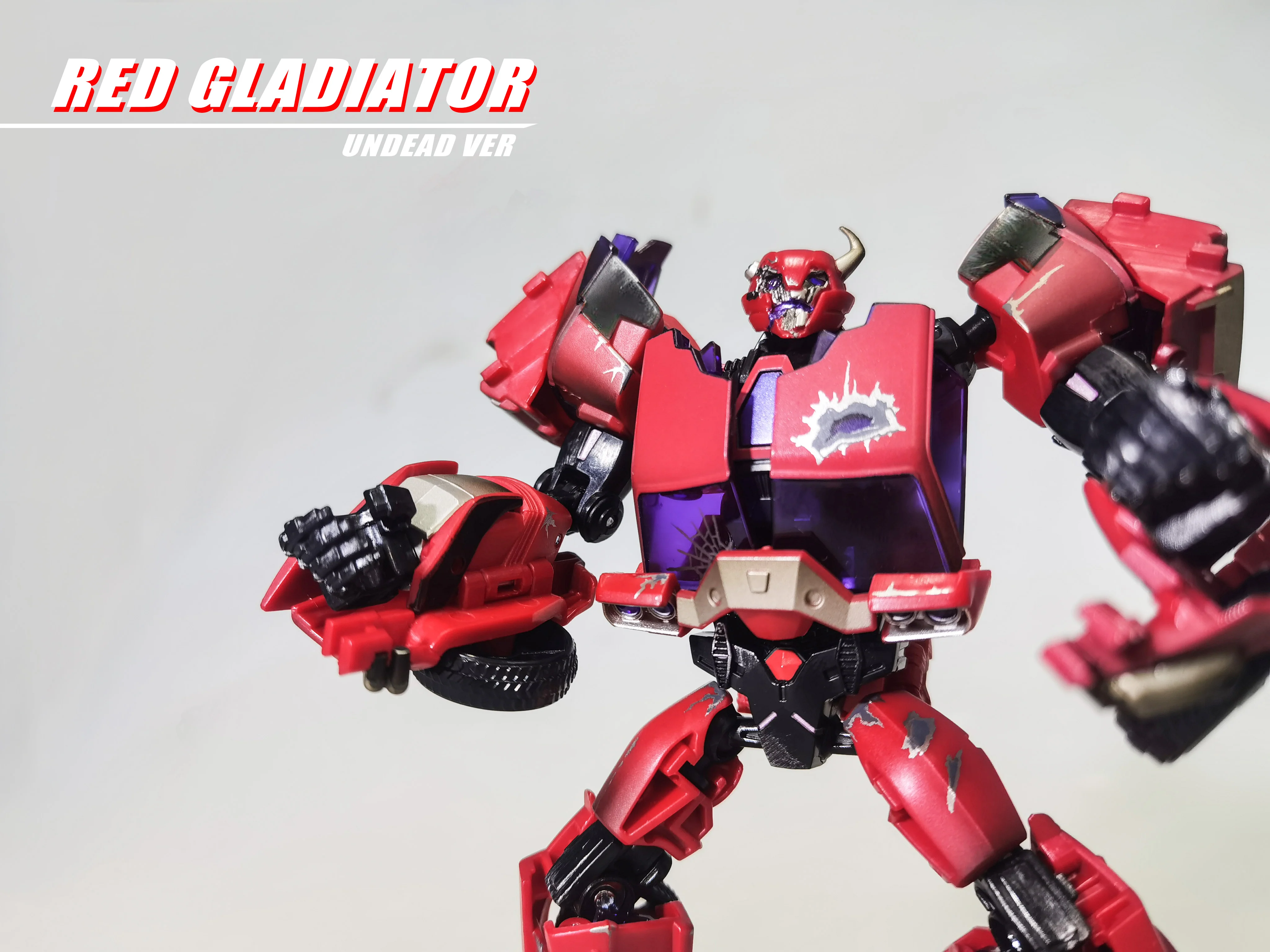 APC Toys APC-009Z APC009Z Red Gladiator (TFP Cliffjumper) Zombie Version 17 APC Toys APC-009Z APC009Z Red Gladiator (TFP Cliffjumper) Zombie Version