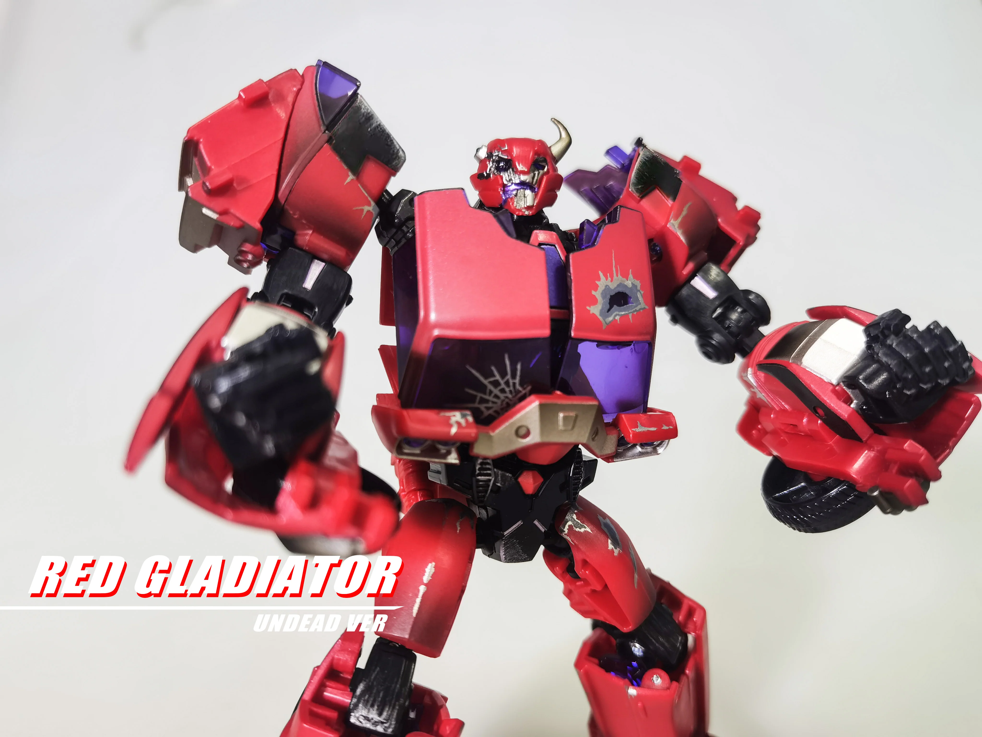 APC Toys APC-009Z APC009Z Red Gladiator (TFP Cliffjumper) Zombie Version 18 APC Toys APC-009Z APC009Z Red Gladiator (TFP Cliffjumper) Zombie Version