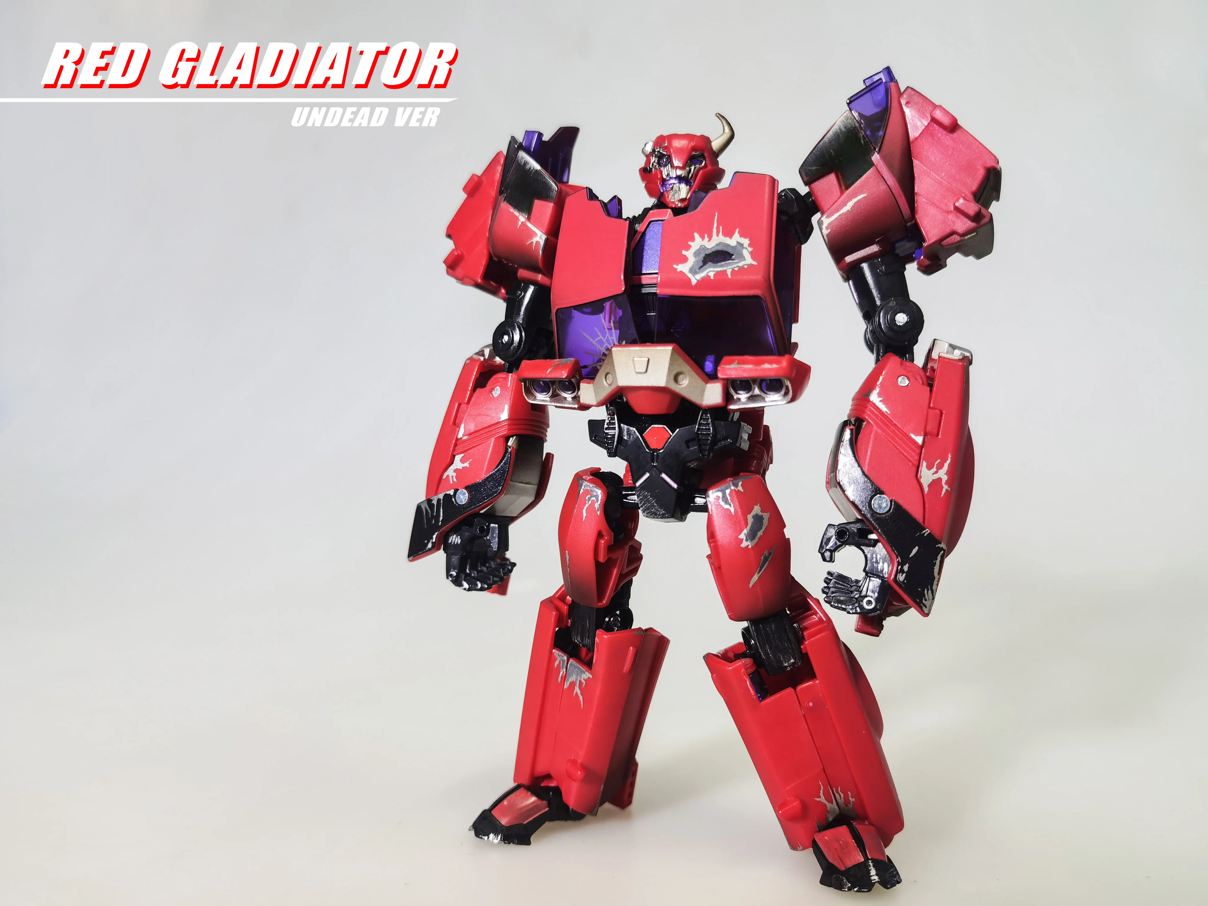 APC Toys APC-009Z APC009Z Red Gladiator (TFP Cliffjumper) Zombie Version 10 APC Toys APC-009Z APC009Z Red Gladiator (TFP Cliffjumper) Zombie Version
