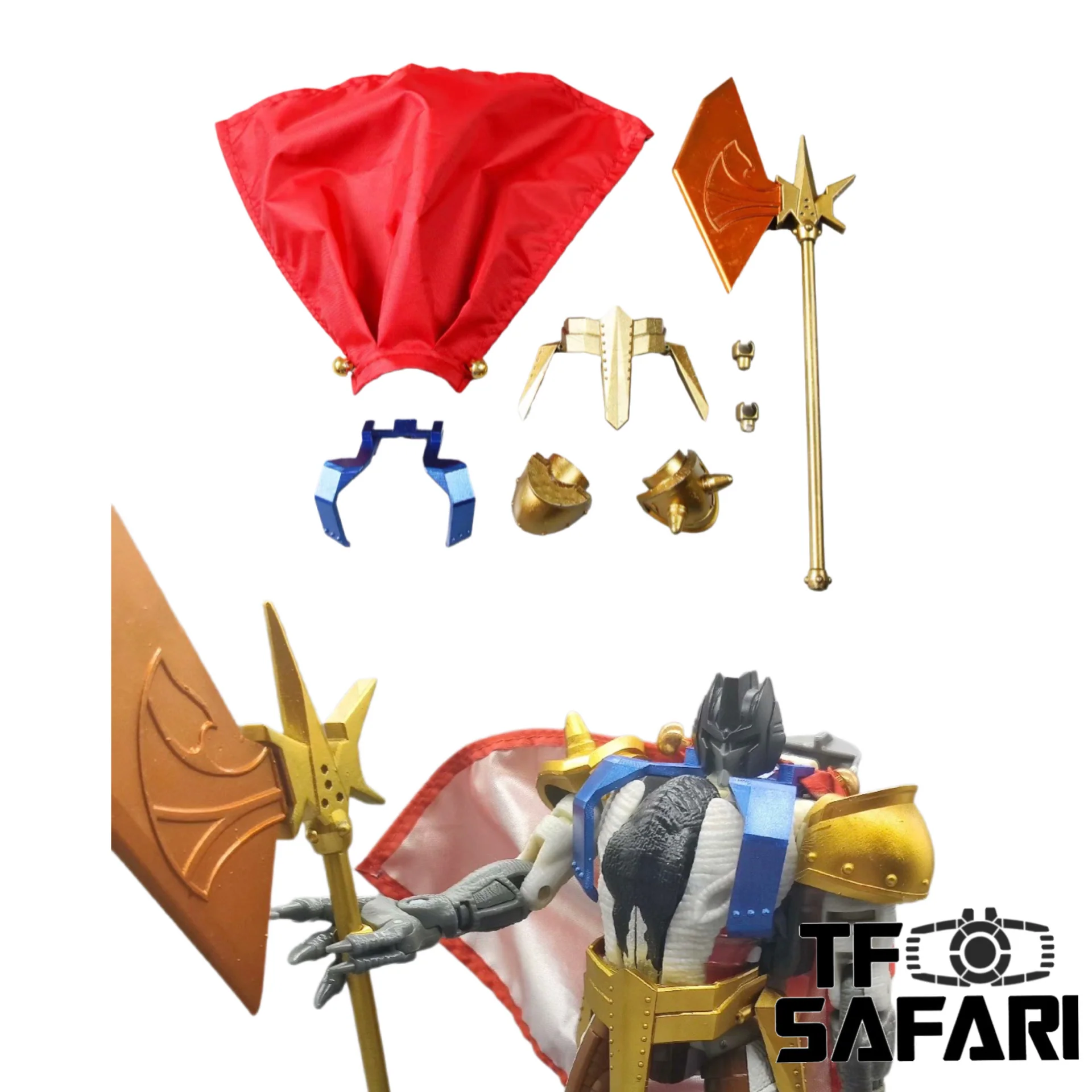 Black Soil Lab BS06 BS-06 Upgrade Kit for Generations Kingdom Battle Across Time Maximal Grimlock Upgrade Kit