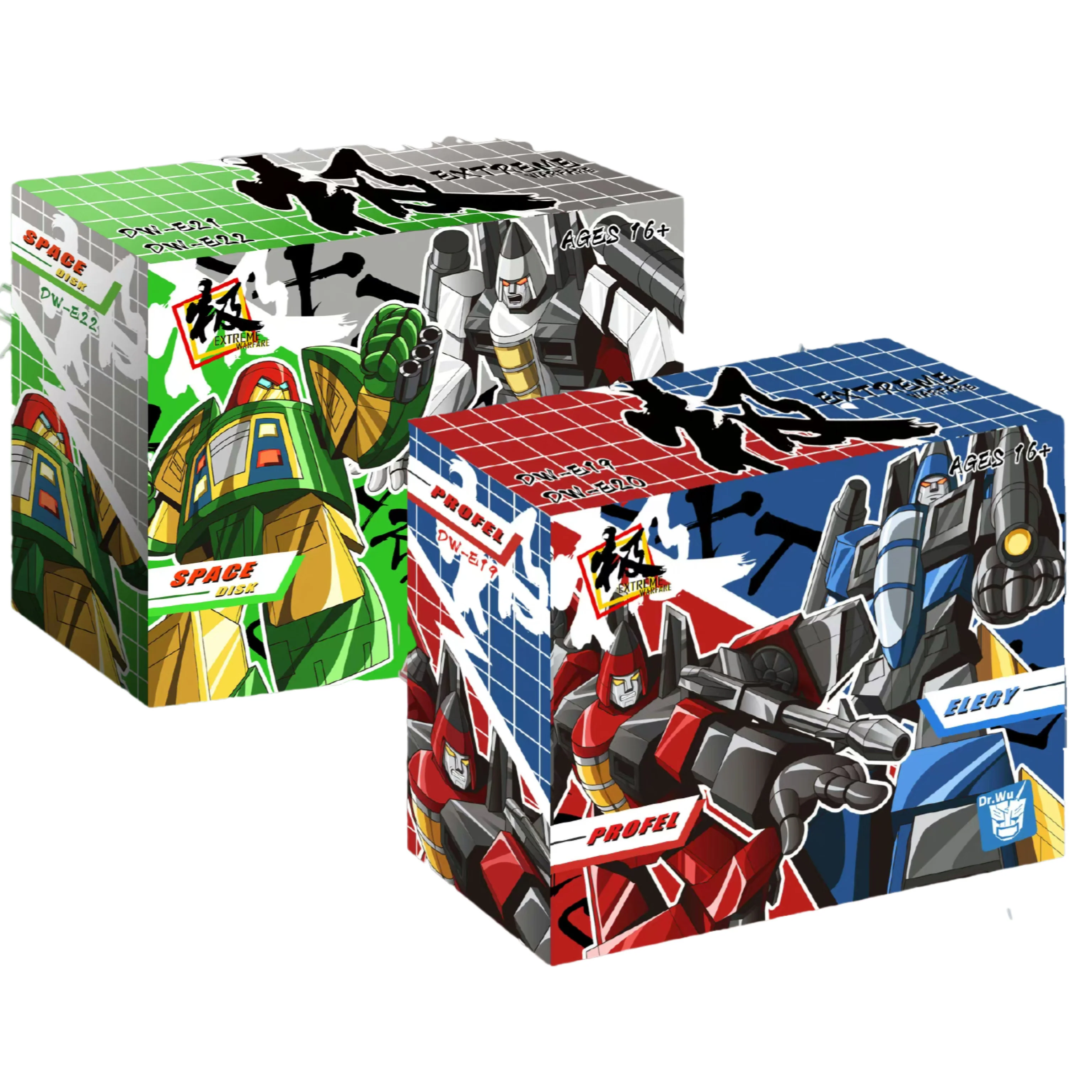 Dr.Wu & Mechanic Studio Extreme Warfare 4 Sets DW-E19 Profel / E20 Elegy / E21 Space / E22 Turbo (Thrust / Dirge / Cosmos / Ramjet) fit to Earthrise Titan Class 2 in 1 set 4.5cm 22 Dr.Wu & Mechanic Studio Extreme Warfare 4 Sets DW-E19 Profel / E20 Elegy / E21 Space / E22 Turbo (Thrust / Dirge / Cosmos / Ramjet) fit to Earthrise Titan Class 2 in 1 set 4.5cm