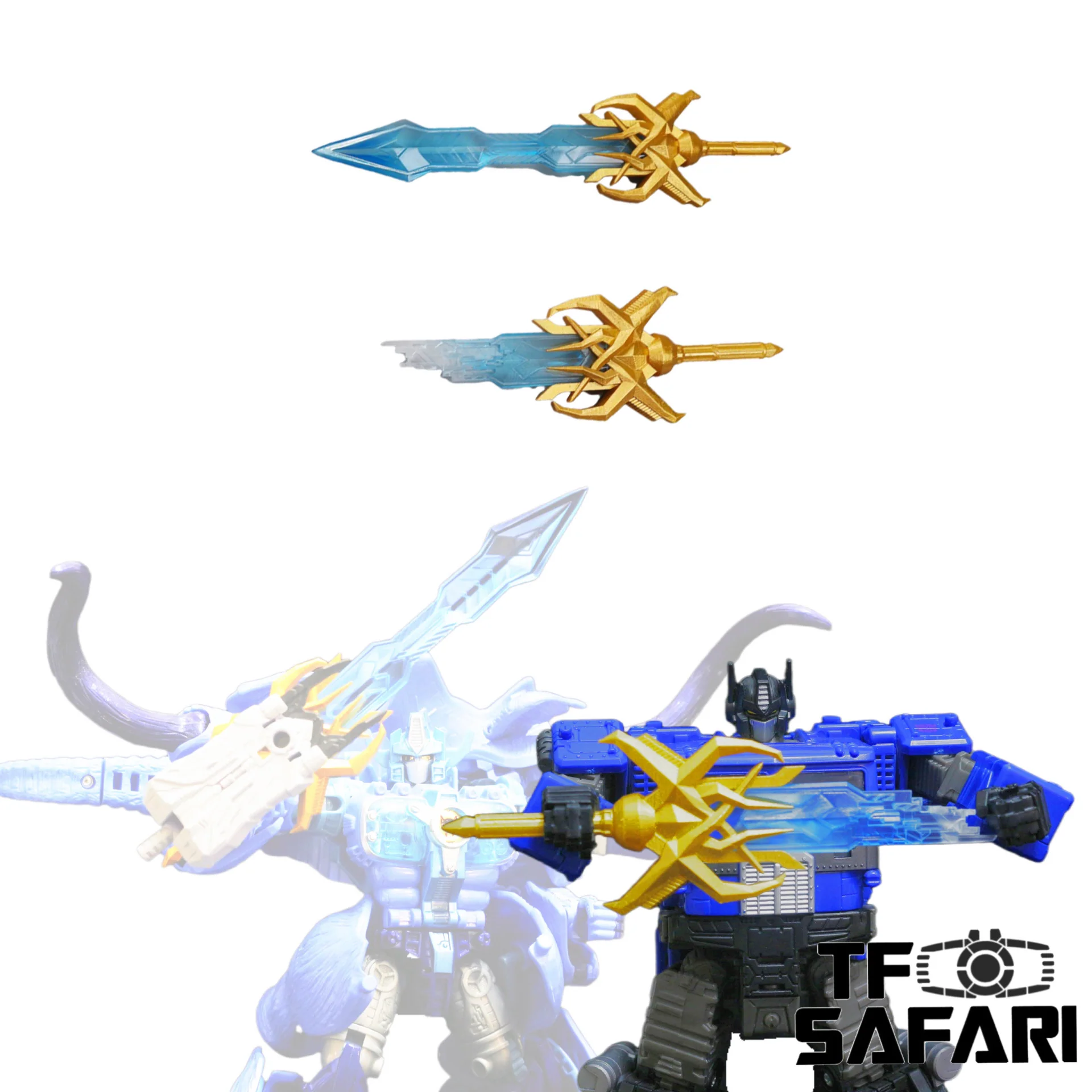 ZX Studio ZX-14A ZX-14B ZX14A ZX14B Weapon Set Matrix Sword for LGEX Blue Big Convoy Upgrade Kit