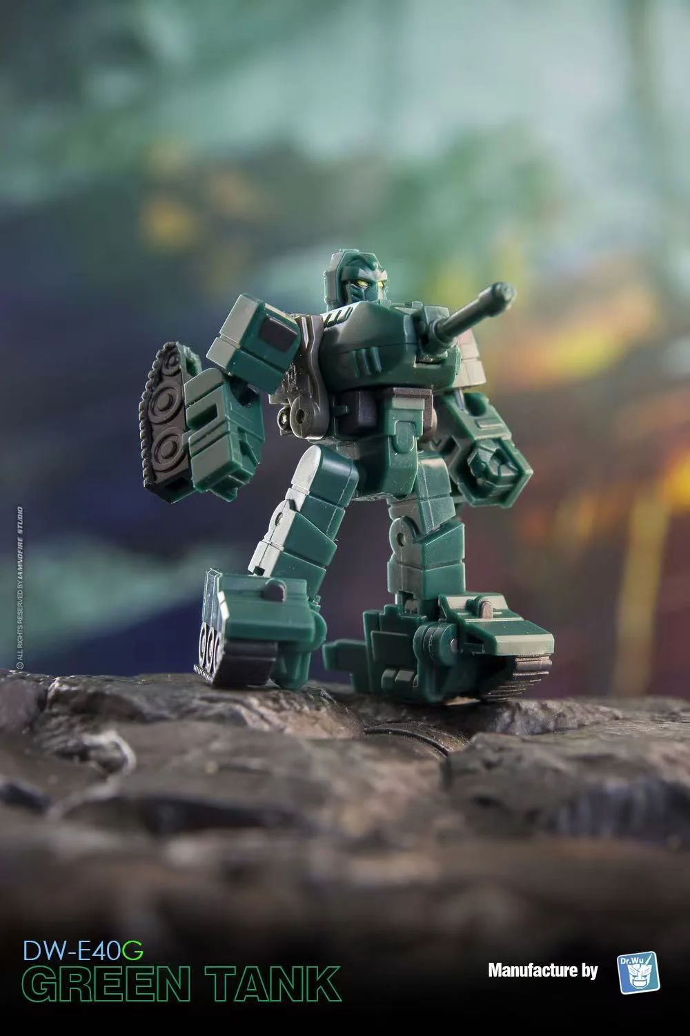 【Pre-Order】Dr.Wu & Mechanic Studio Extreme Warfare DW-E40G Green Tank (Gobots Treds) / DW-E42 Shi Fu (Alpha Trion) 2 in 1 set 4.5cm 4 【Pre-Order】Dr.Wu & Mechanic Studio Extreme Warfare DW-E40G Green Tank (Gobots Treds) / DW-E42 Shi Fu (Alpha Trion) 2 in 1 set 4.5cm