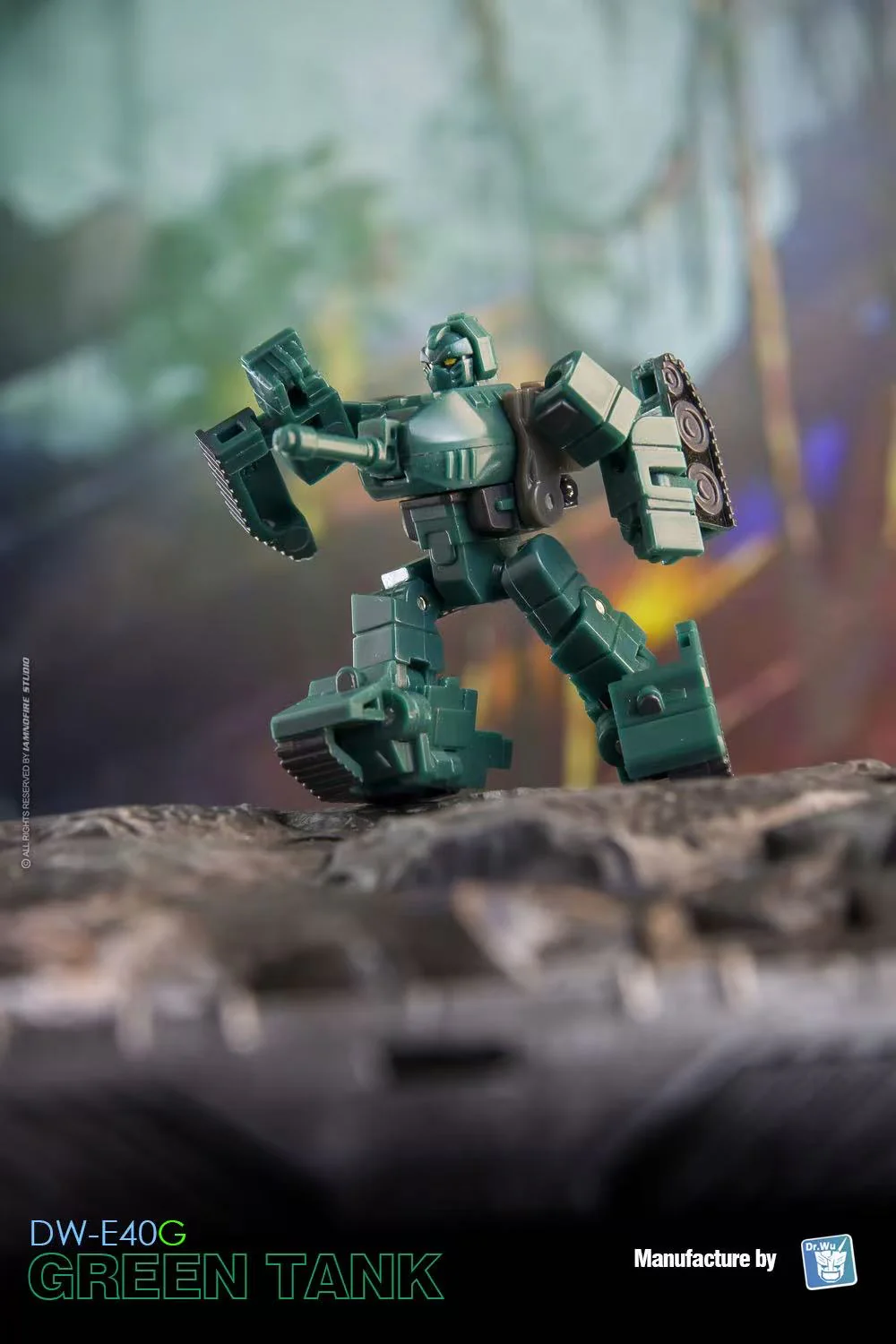 【Pre-Order】Dr.Wu & Mechanic Studio Extreme Warfare DW-E40G Green Tank (Gobots Treds) / DW-E42 Shi Fu (Alpha Trion) 2 in 1 set 4.5cm 5 【Pre-Order】Dr.Wu & Mechanic Studio Extreme Warfare DW-E40G Green Tank (Gobots Treds) / DW-E42 Shi Fu (Alpha Trion) 2 in 1 set 4.5cm