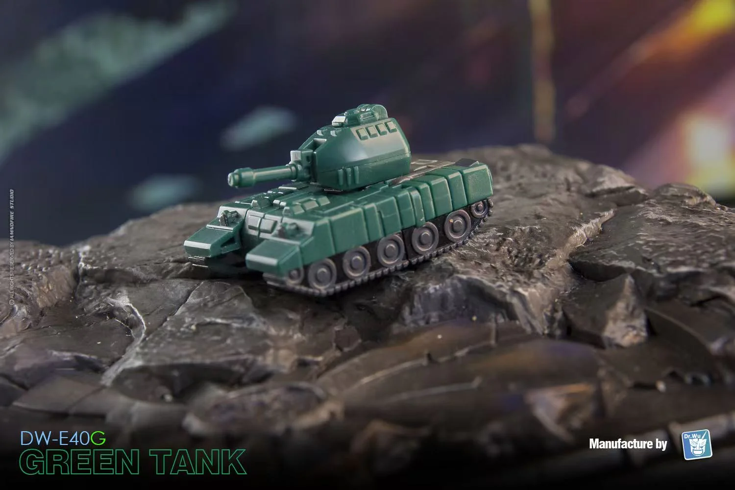 【Pre-Order】Dr.Wu & Mechanic Studio Extreme Warfare DW-E40G Green Tank (Gobots Treds) / DW-E42 Shi Fu (Alpha Trion) 2 in 1 set 4.5cm 7 【Pre-Order】Dr.Wu & Mechanic Studio Extreme Warfare DW-E40G Green Tank (Gobots Treds) / DW-E42 Shi Fu (Alpha Trion) 2 in 1 set 4.5cm