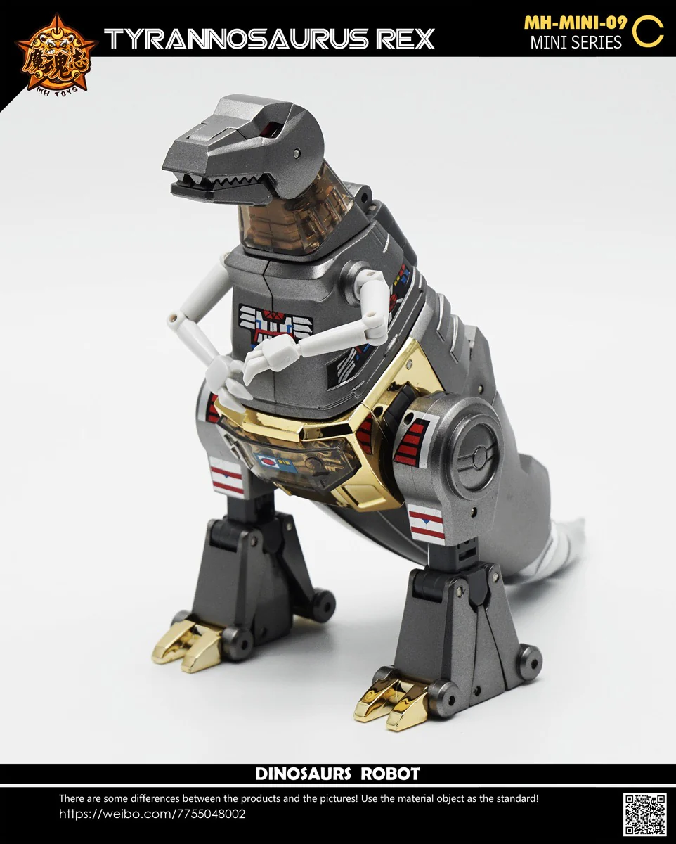4th Party MHZ Toys MH-MINI-09C Mini09C Tyrannosaurus Rex T-Rex Metallic Version( Oversized NA Newage Ymir Grimlock) 14.5cm / 5.7” 4 4th Party MHZ Toys MH-MINI-09C Mini09C Tyrannosaurus Rex T-Rex Metallic Version( Oversized NA Newage Ymir Grimlock) 14.5cm / 5.7”