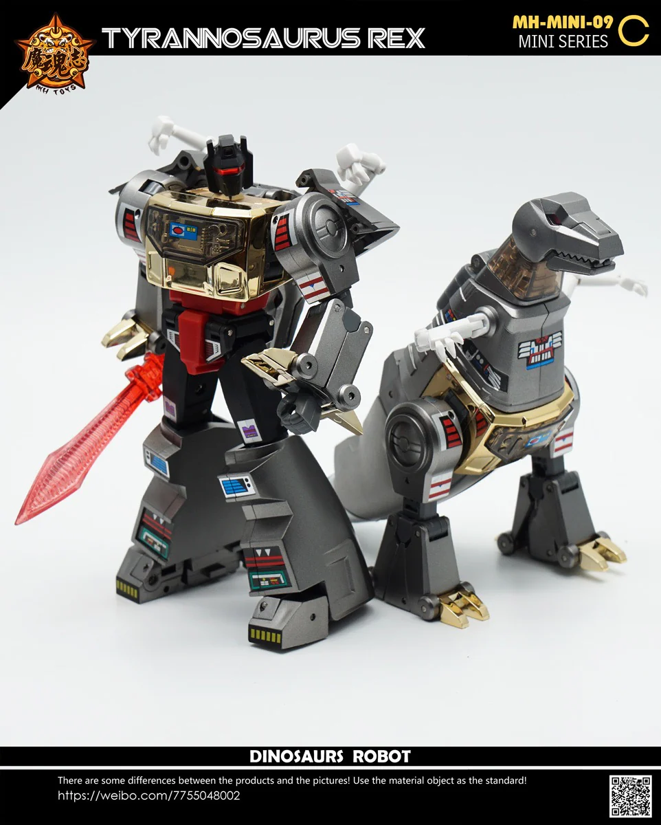 4th Party MHZ Toys MH-MINI-09C Mini09C Tyrannosaurus Rex T-Rex Metallic Version( Oversized NA Newage Ymir Grimlock) 14.5cm / 5.7” 5 4th Party MHZ Toys MH-MINI-09C Mini09C Tyrannosaurus Rex T-Rex Metallic Version( Oversized NA Newage Ymir Grimlock) 14.5cm / 5.7”