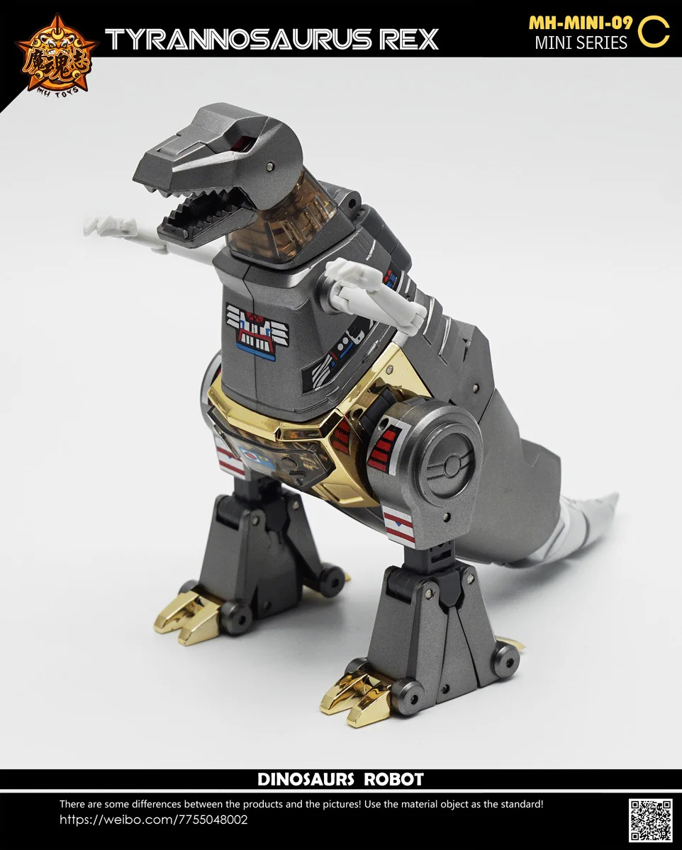 4th Party MHZ Toys MH-MINI-09C Mini09C Tyrannosaurus Rex T-Rex Metallic Version( Oversized NA Newage Ymir Grimlock) 14.5cm / 5.7” 6 4th Party MHZ Toys MH-MINI-09C Mini09C Tyrannosaurus Rex T-Rex Metallic Version( Oversized NA Newage Ymir Grimlock) 14.5cm / 5.7”