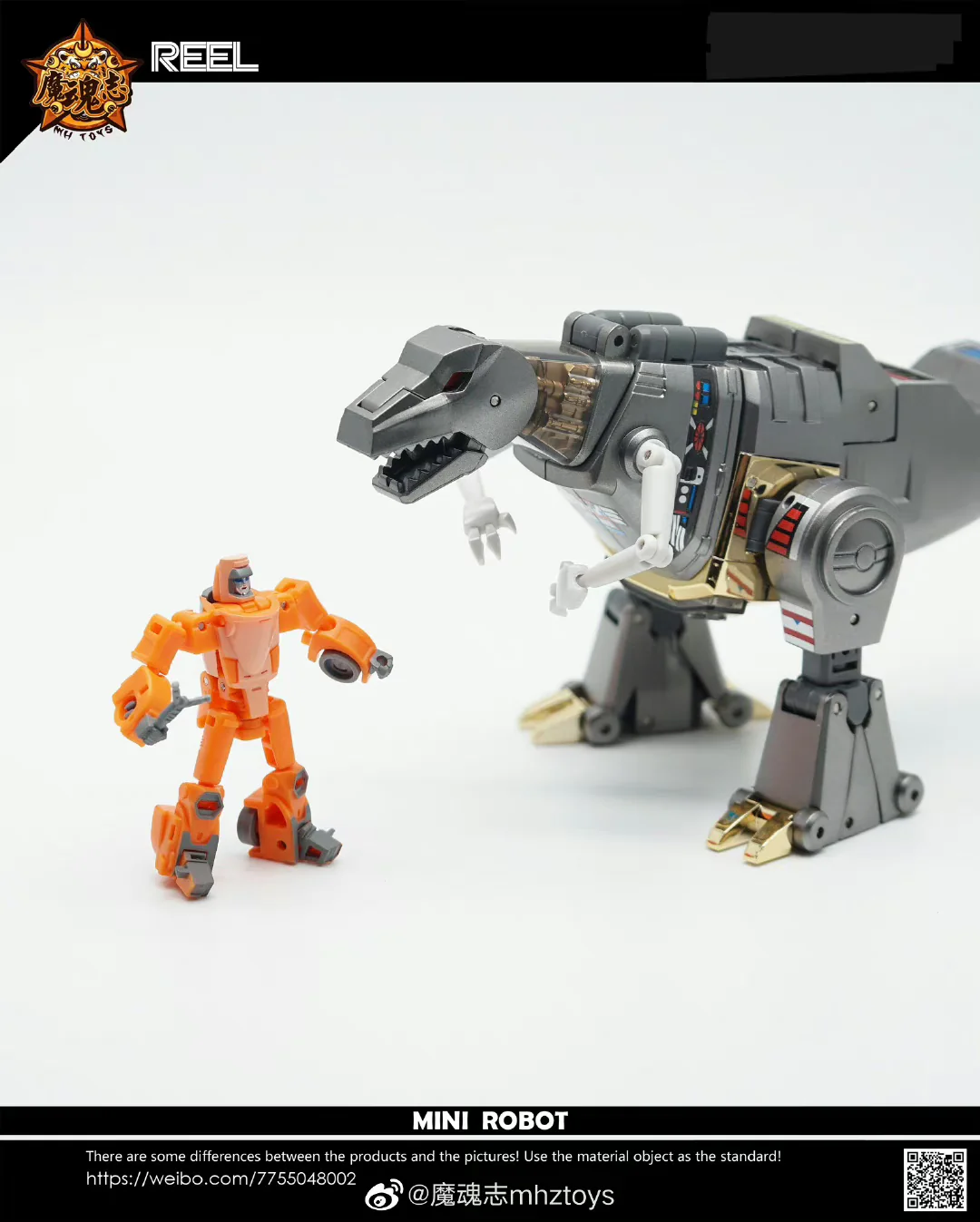 4th Party MHZ Toys MH-MINI-09C Mini09C Tyrannosaurus Rex T-Rex Metallic Version( Oversized NA Newage Ymir Grimlock) 14.5cm / 5.7” 8 4th Party MHZ Toys MH-MINI-09C Mini09C Tyrannosaurus Rex T-Rex Metallic Version( Oversized NA Newage Ymir Grimlock) 14.5cm / 5.7”