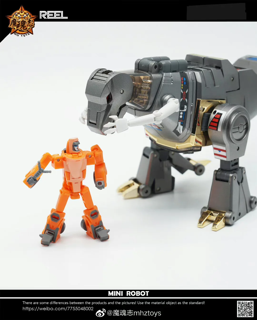 4th Party MHZ Toys MH-MINI-09C Mini09C Tyrannosaurus Rex T-Rex Metallic Version( Oversized NA Newage Ymir Grimlock) 14.5cm / 5.7” 9 4th Party MHZ Toys MH-MINI-09C Mini09C Tyrannosaurus Rex T-Rex Metallic Version( Oversized NA Newage Ymir Grimlock) 14.5cm / 5.7”