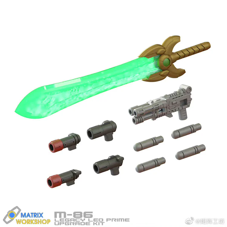 Matrix Workshop M86 M-86 Weapon set for Legacy Evolution Maximal Leo Prime Upgrade Kit 3 Matrix Workshop M86 M-86 Weapon set for Legacy Evolution Maximal Leo Prime Upgrade Kit