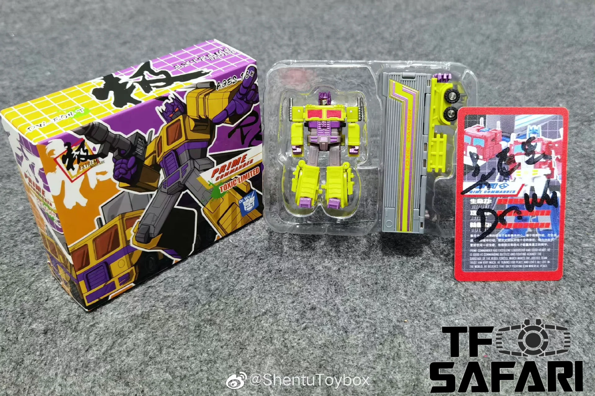 Dr.Wu & Mechanic Studio Extreme Warfare DW-E04T DWE04T Prime Commander (Optimus Prime Toxitron Version) w/ convoy Legends Class 6cm / 4.6" 9 Dr.Wu & Mechanic Studio Extreme Warfare DW-E04T DWE04T Prime Commander (Optimus Prime Toxitron Version) w/ convoy Legends Class 6cm / 4.6"