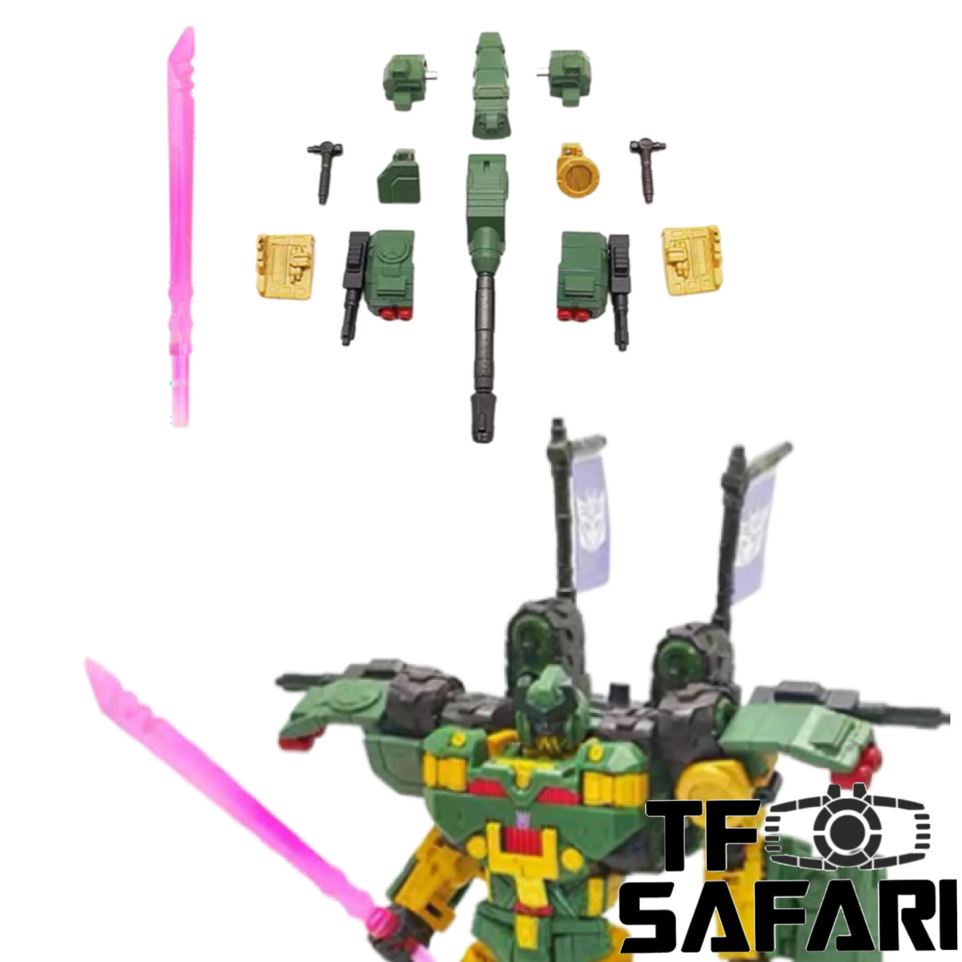 【Incoming】115 Workshop YYW-54 YYW54 Upgrade Kit for Legacy United Doom ‘n Destruction Decepticon Bludgeon Upgrade Kit