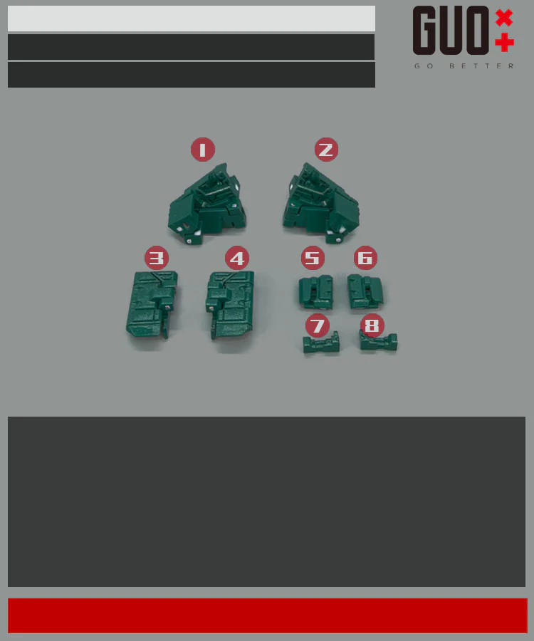 Go Better Studio GX-24 / GX-24B GX24 / GX24B Gap Fillers for WFC Kingdom Warpath / Generation Selects Go-Bot Treds Upgrade Kit 12 Go Better Studio GX-24 / GX-24B GX24 / GX24B Gap Fillers for WFC Kingdom Warpath / Generation Selects Go-Bot Treds Upgrade Kit