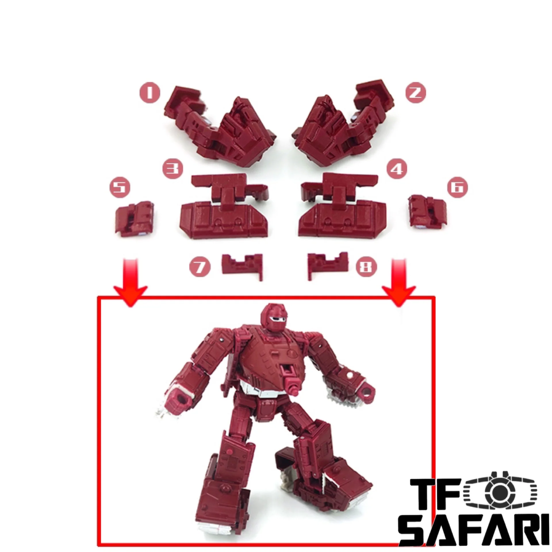 Go Better Studio GX-24 / GX-24B GX24 / GX24B Gap Fillers for WFC Kingdom Warpath / Generation Selects Go-Bot Treds Upgrade Kit 4 Go Better Studio GX-24 / GX-24B GX24 / GX24B Gap Fillers for WFC Kingdom Warpath / Generation Selects Go-Bot Treds Upgrade Kit