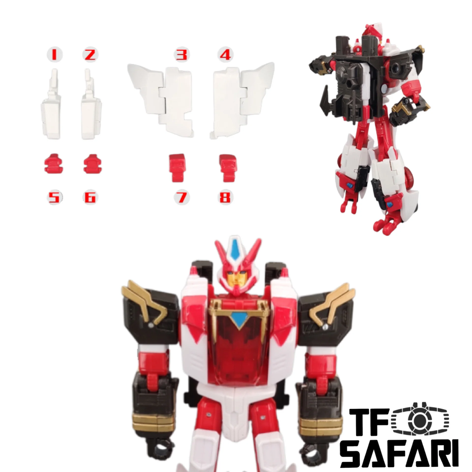 Go Better Studio GX41 GX-41 Gap Fillers for  Legacy Velocitron Cybertron Universe Override Upgrade Kit