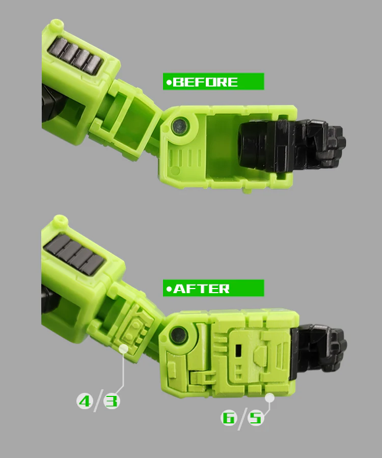 Go Better Studio GX-06C GX06C Uptrade Kit for Legacy Velocitron Road Hauler ( Upgrade Kit+ Gap Fillers) 6 Go Better Studio GX-06C GX06C Uptrade Kit for Legacy Velocitron Road Hauler ( Upgrade Kit+ Gap Fillers)