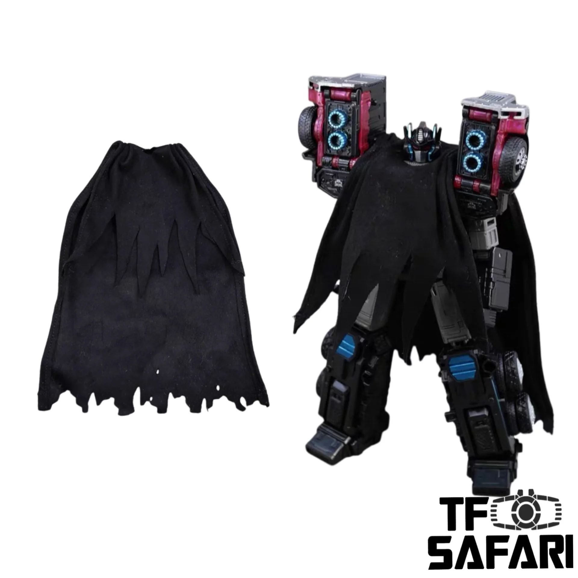 TFS01C TFS-01C Upgrade Kit (Black cloak) for Generations Velocitron Legacy G2 Universe Scourge / Black Convoy (Laser Nemesis) Upgrade Kit
