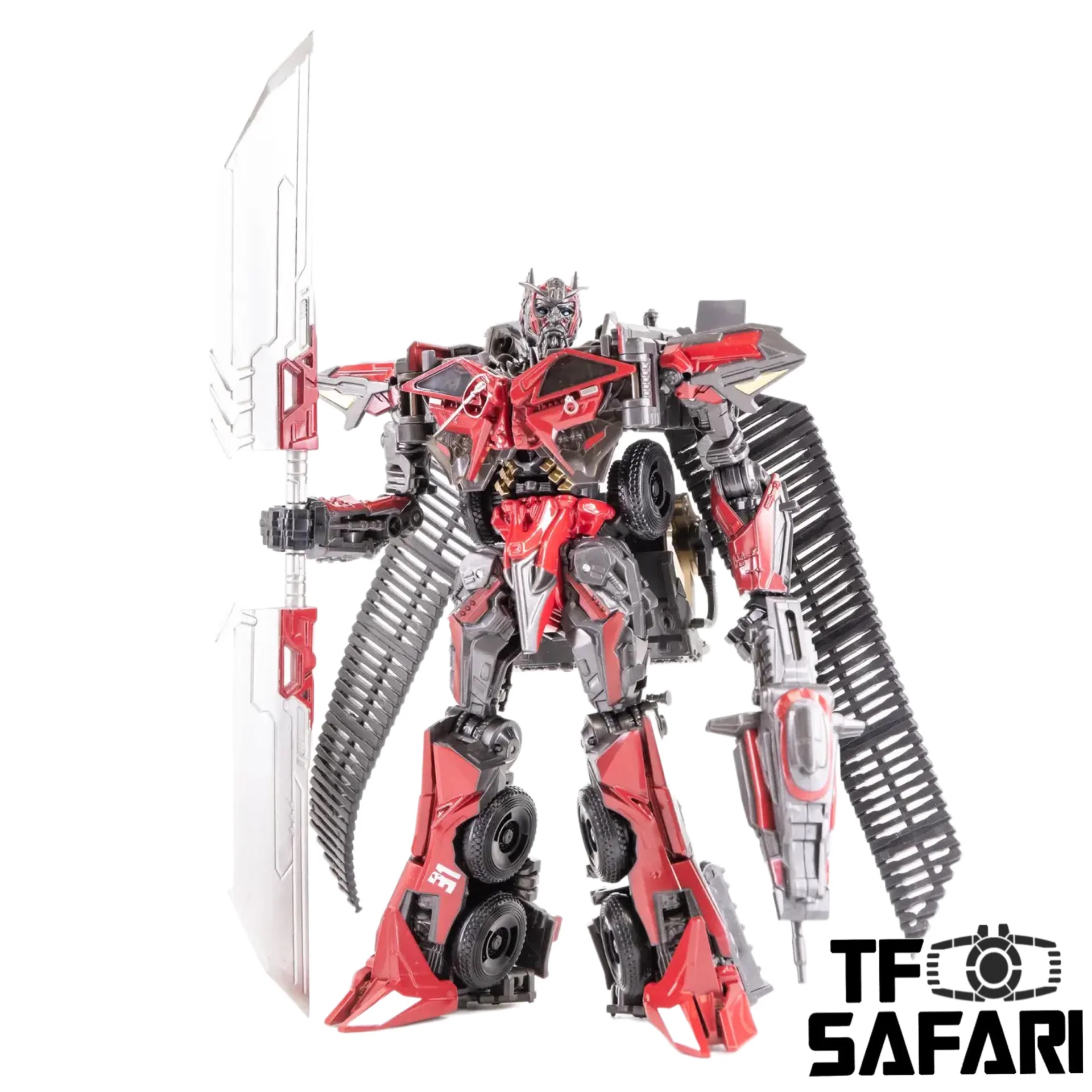 4th party BW BAIWEI TW1024 DOTM Dark of the Moon Sentinel Prime (Modified KO SS61 SS-61) & Weapon Set 18 cm / 7" 3 4th party BW BAIWEI TW1024 DOTM Dark of the Moon Sentinel Prime (Modified KO SS61 SS-61) & Weapon Set 18 cm / 7"
