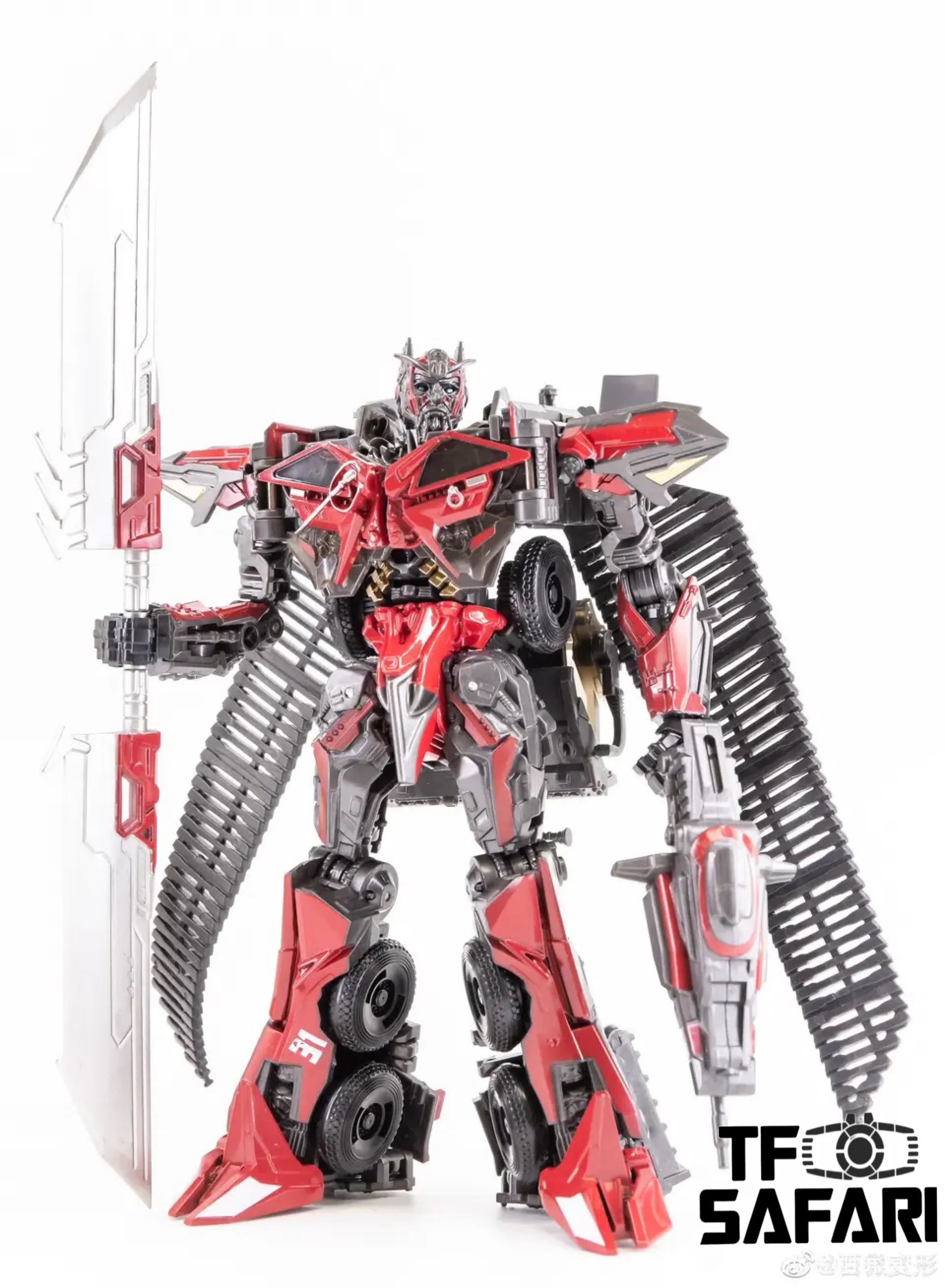 4th party BW BAIWEI TW1024 DOTM Dark of the Moon Sentinel Prime (Modified KO SS61 SS-61) & Weapon Set 18 cm / 7" 4 4th party BW BAIWEI TW1024 DOTM Dark of the Moon Sentinel Prime (Modified KO SS61 SS-61) & Weapon Set 18 cm / 7"