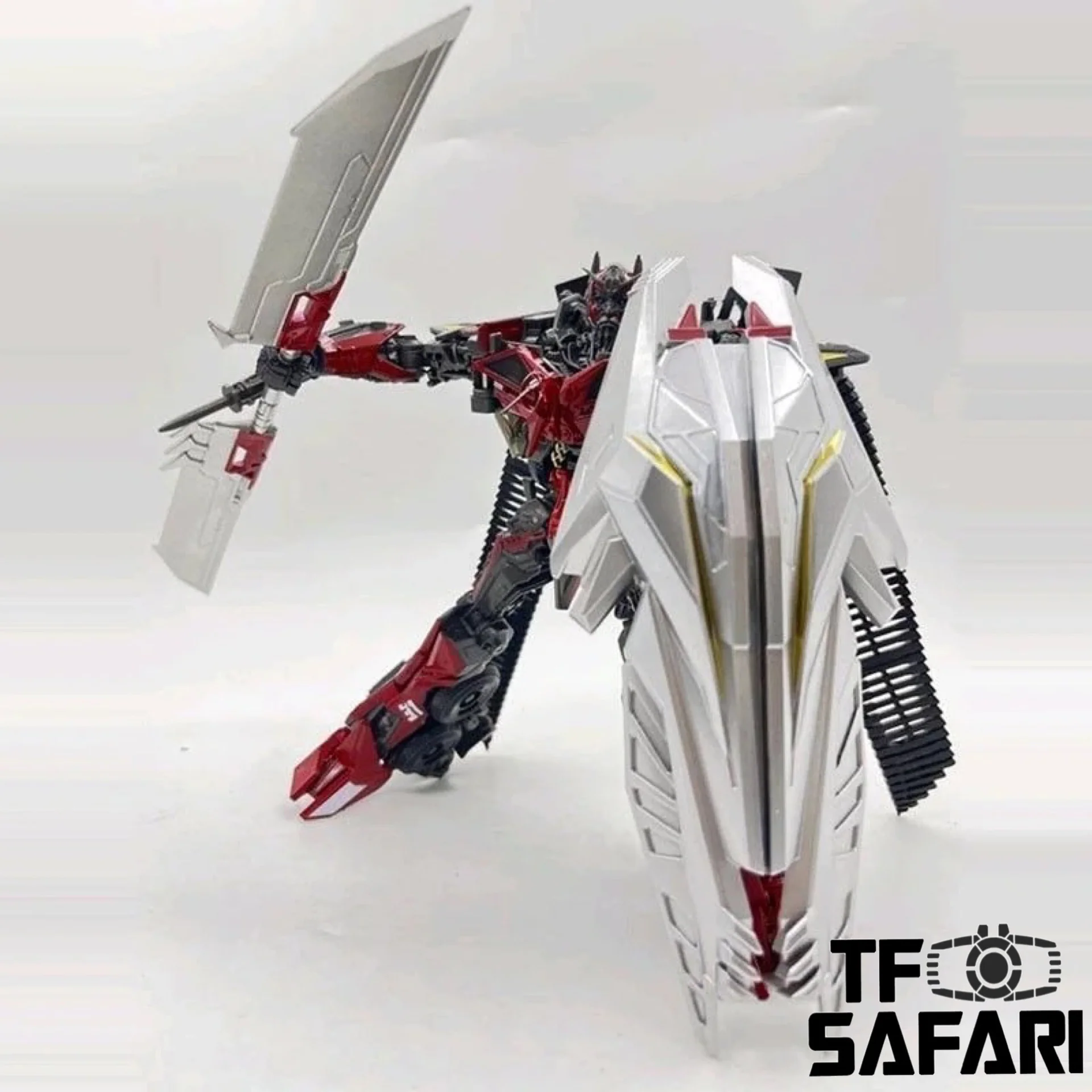 4th party BW BAIWEI TW1024 DOTM Dark of the Moon Sentinel Prime (Modified KO SS61 SS-61) & Weapon Set 18 cm / 7" 9 4th party BW BAIWEI TW1024 DOTM Dark of the Moon Sentinel Prime (Modified KO SS61 SS-61) & Weapon Set 18 cm / 7"