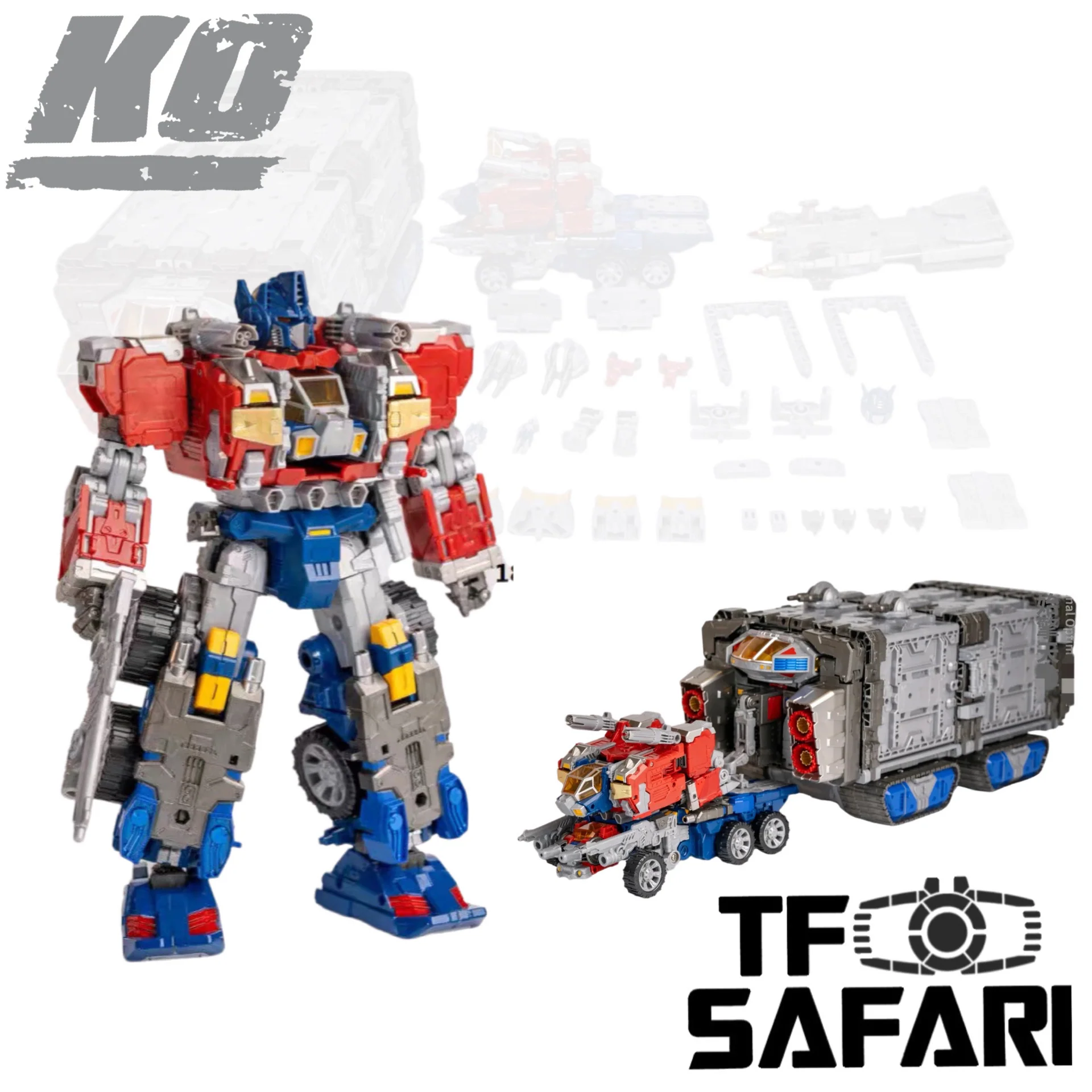 4th Party No Brand POP01 POP-01 Original Optimus Prime (KO Diaclone DA65 Battle Convoy) 18.5cm / 7.3"