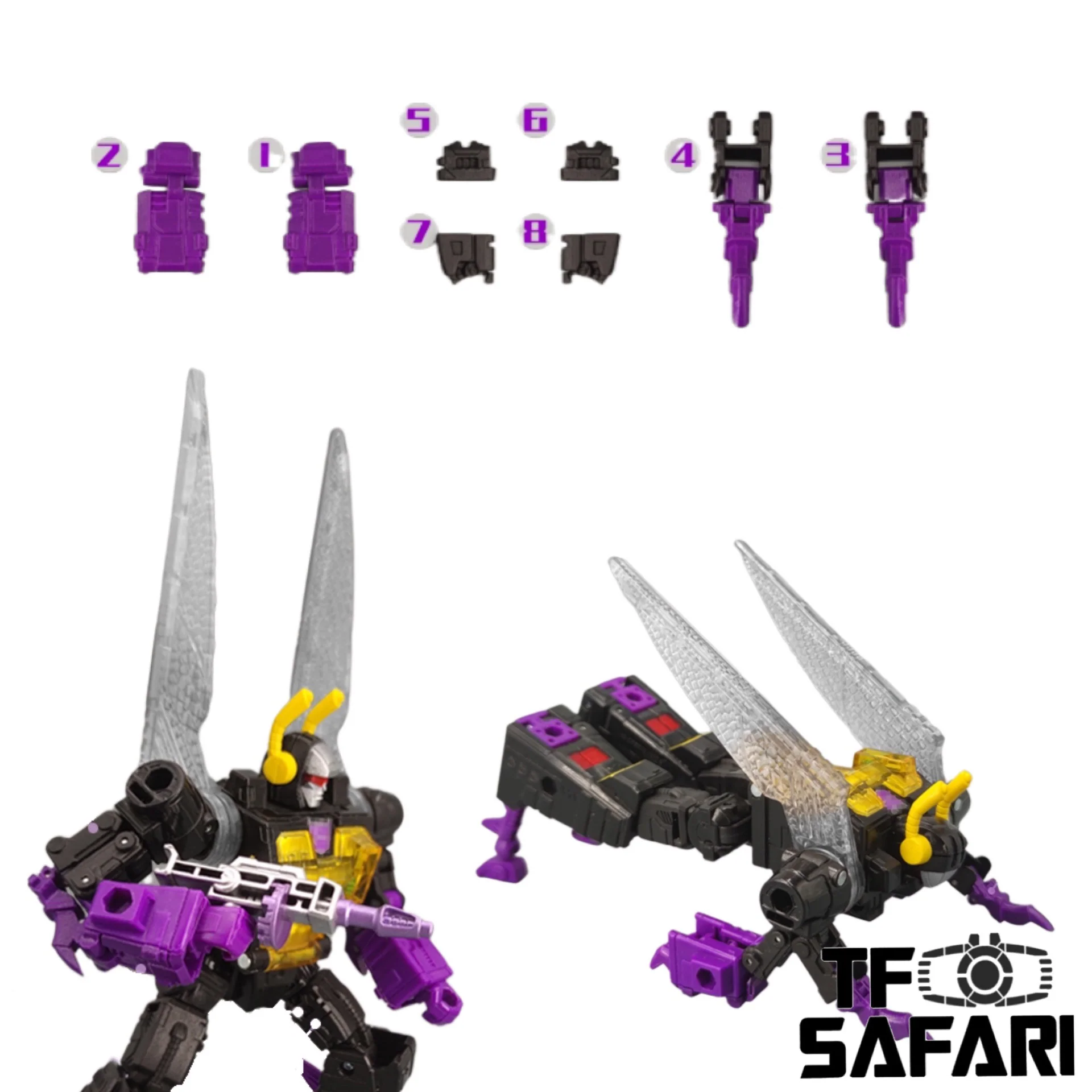 Go Better Studio GX39A GX-39A（GB1051 GB-1051） Gap Fillers & Replacement Arm Parts for Generations Legacy Insecticon Kickback Upgrade Kit
