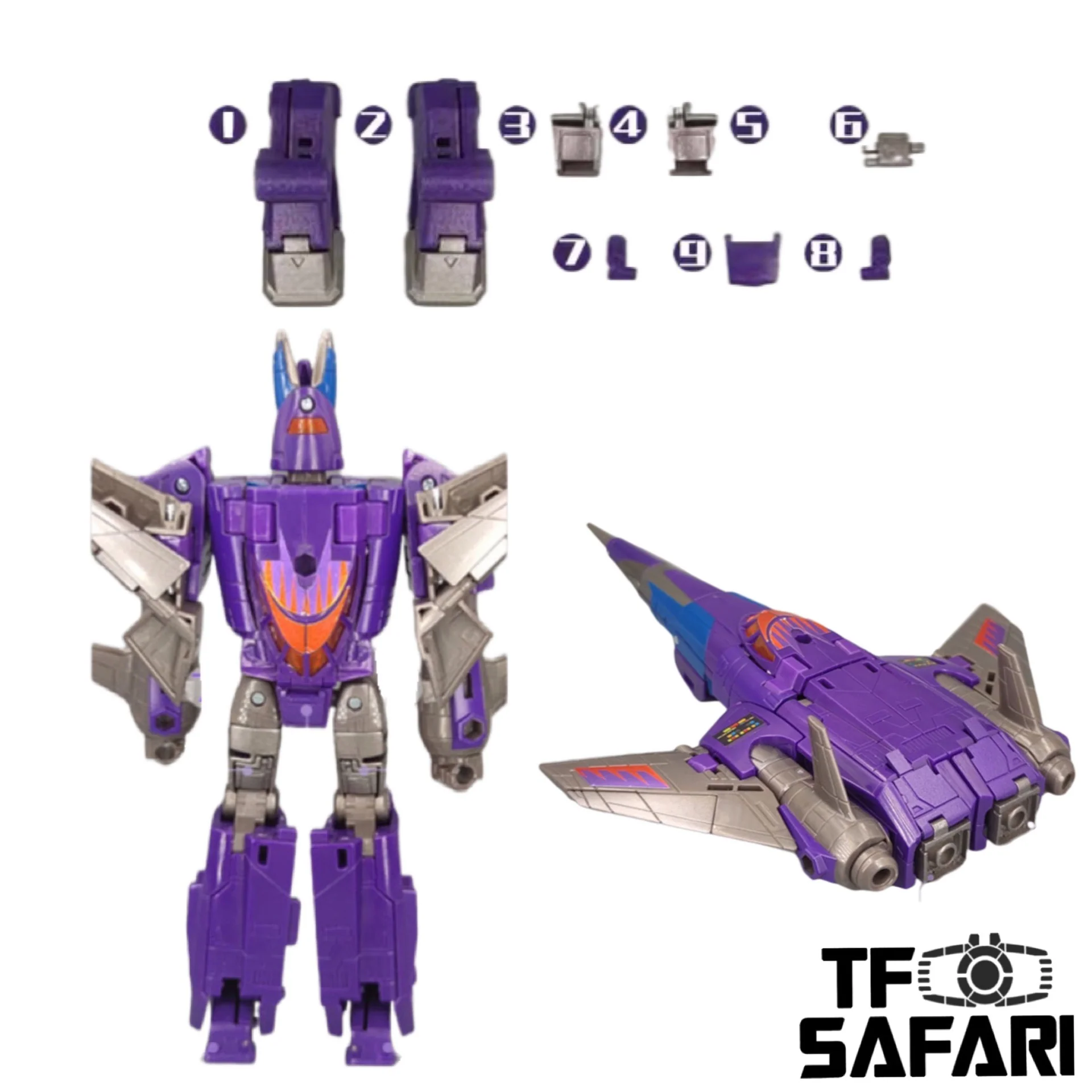 Go Better Studio GX37B GX-37B Gap Fillers & Replacement Feet for WFC Kingdom Generation Selects Cyclonus Upgrade Kit