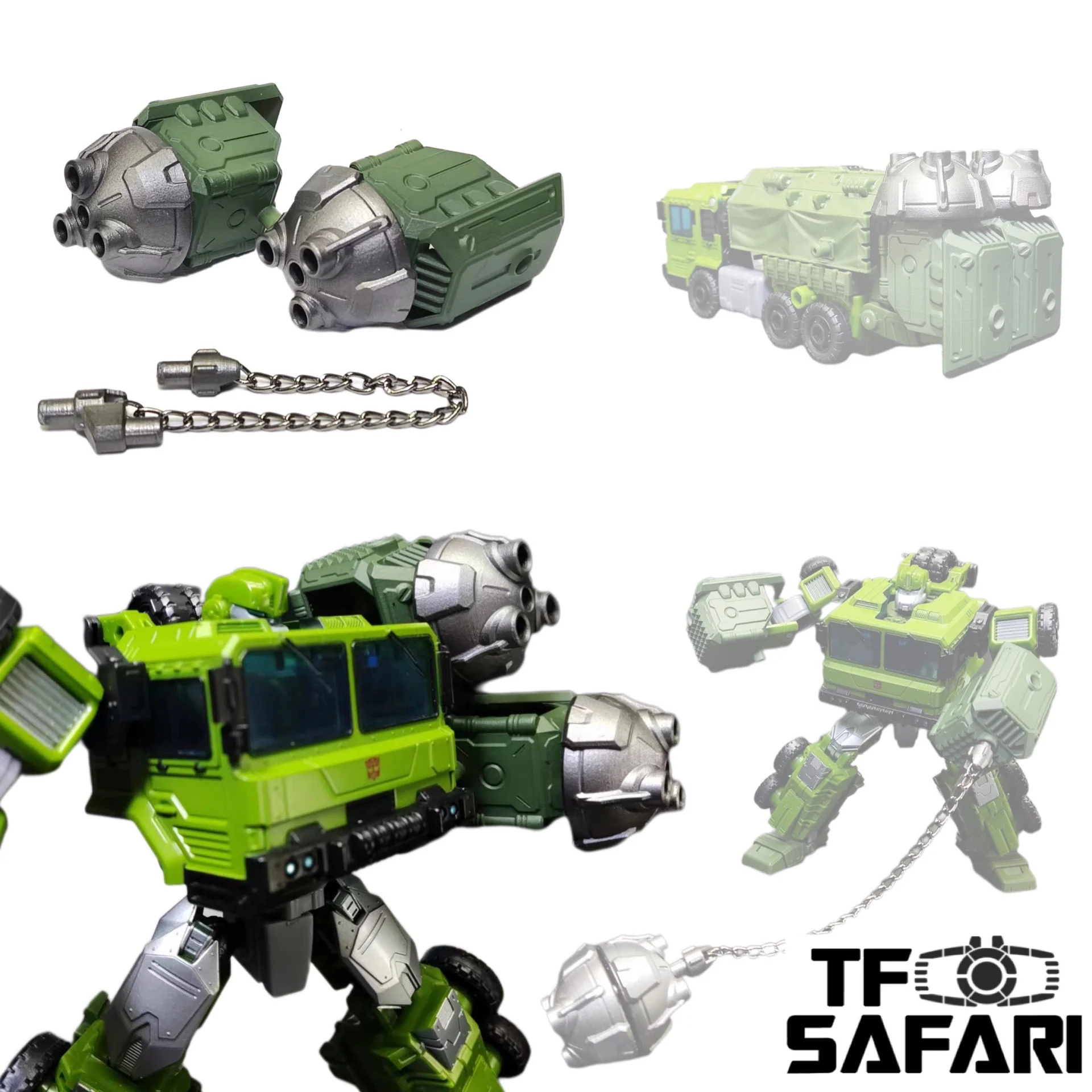 BDT Studio BDT-33 BDT33 Upgrade Kit Meteor Hammer / Hand Cannons  for Generations Legacy Bulkhead Upgrade Kit