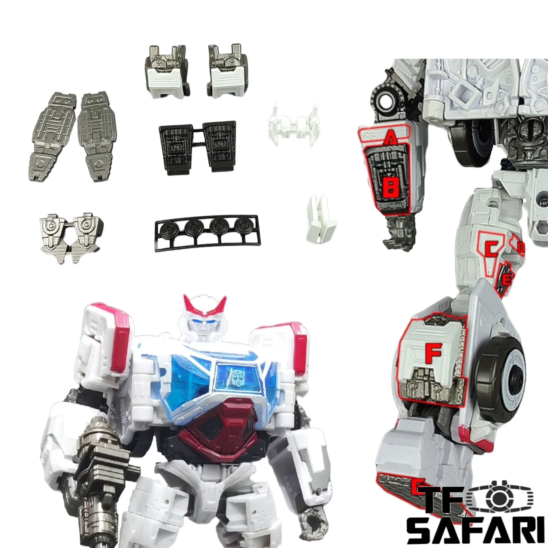 115 Workshop YYW-23 YYW23 Upgrade Kit for SS82  Bumblebee Movie Ratchet Upgrade Kit