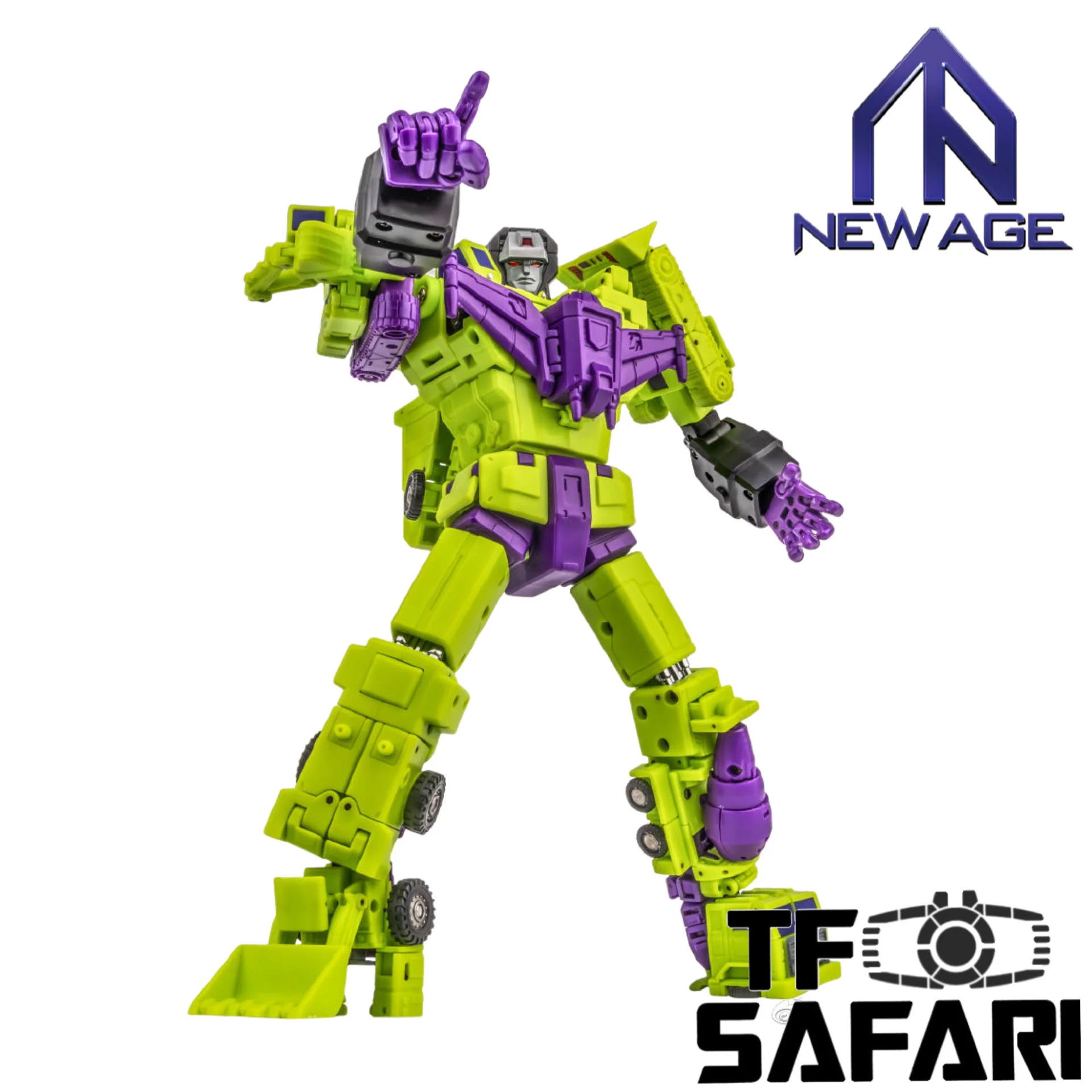 NA NewAge H34 H-34 Hephaestus (G1 Devastator) Reissue 7 in 1 set New Age