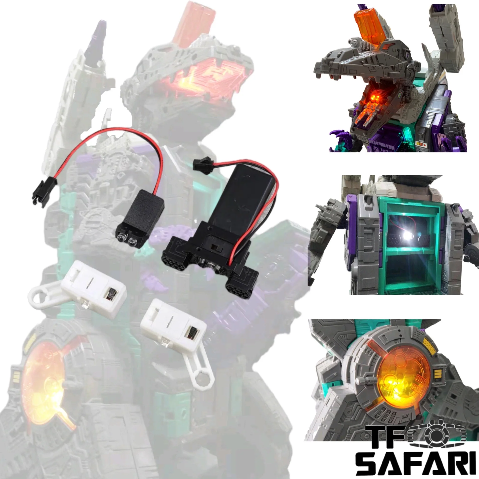 Shockwave Lab SL-87 SL-89 / SL87 SL89 LED Upgrade Kits for Titans Return Trypticon Upgrade Kit