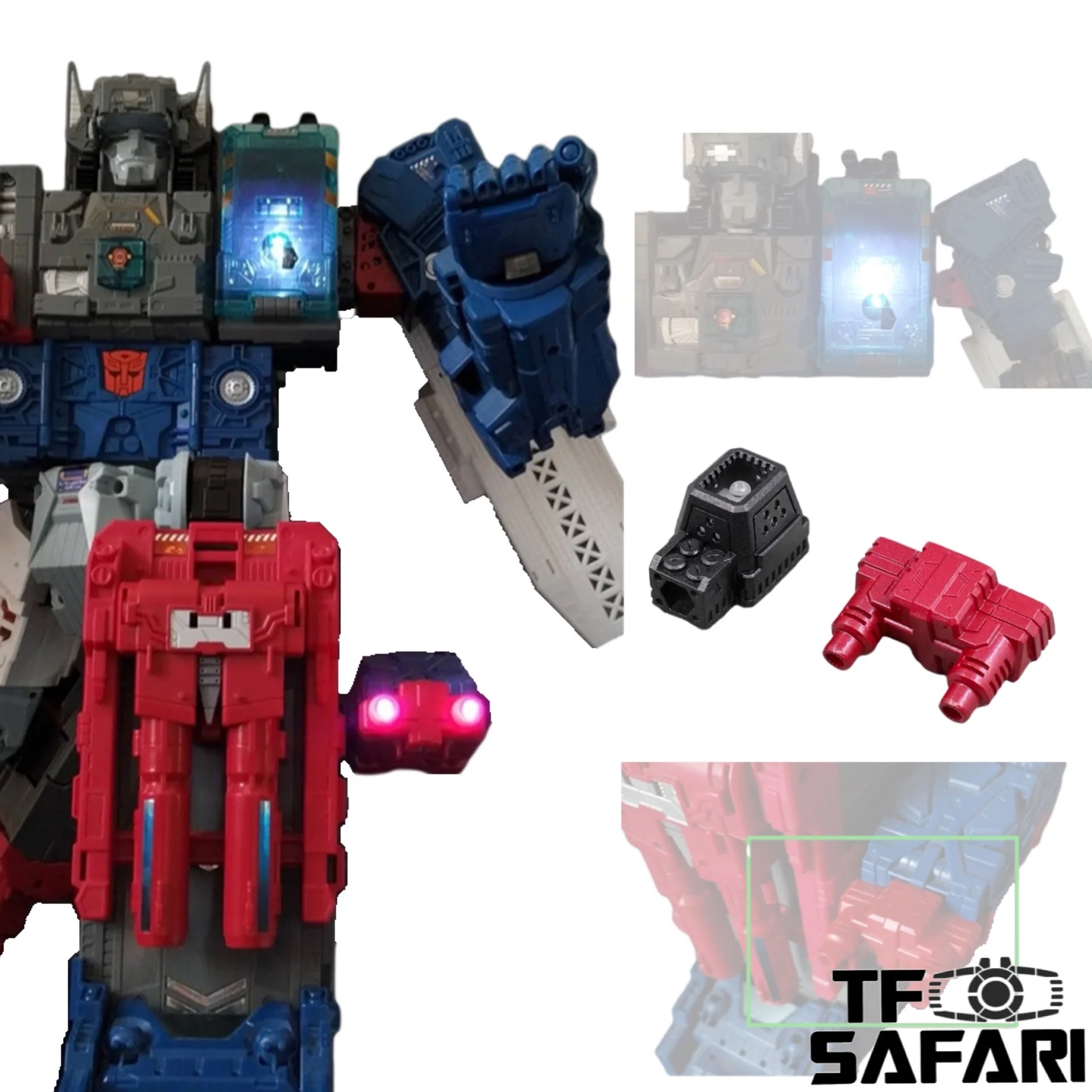 Shockwave Lab SL-78 SL78 SL-97 SL97 LED Upgrade Kits for Titans Return Fortress Maximus Upgrade Kit