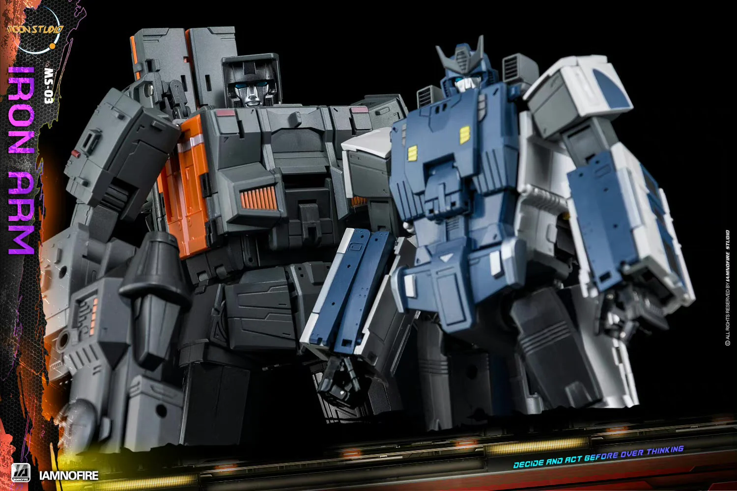 Moon Studio MS-03 Iron Arm, Radiatron (Not G1 Kaen, Raiden ) 21cm / 8.3" 11 Moon Studio MS-03 Iron Arm, Radiatron (Not G1 Kaen, Raiden ) 21cm / 8.3"