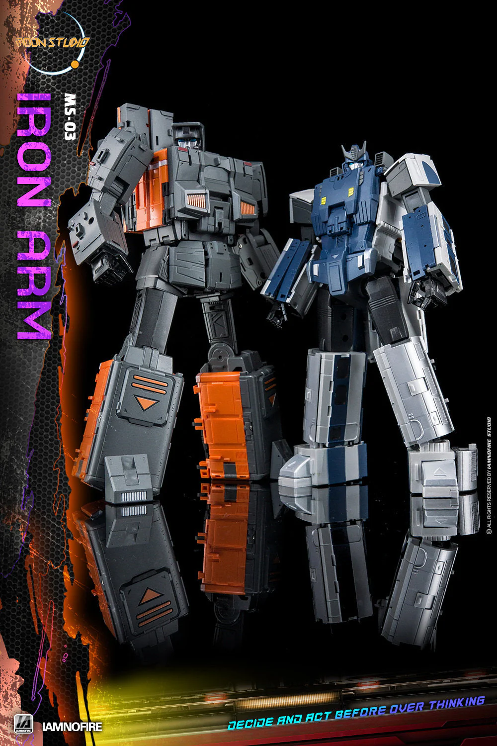 Moon Studio MS-03 Iron Arm, Radiatron (Not G1 Kaen, Raiden ) 21cm / 8.3" 13 Moon Studio MS-03 Iron Arm, Radiatron (Not G1 Kaen, Raiden ) 21cm / 8.3"