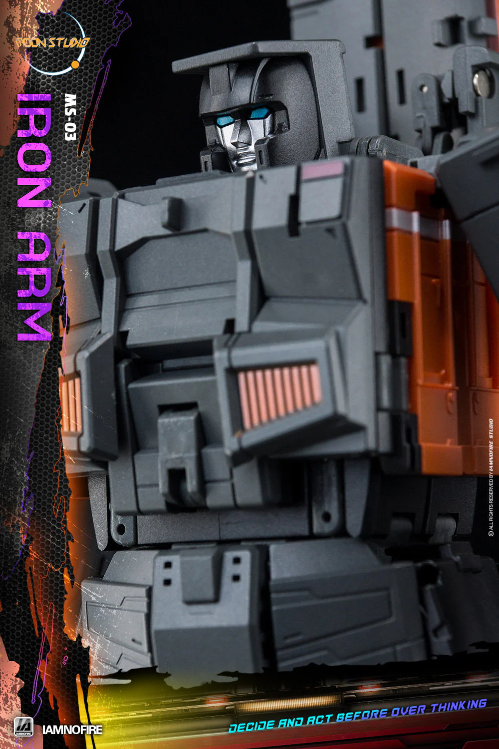 Moon Studio MS-03 Iron Arm, Radiatron (Not G1 Kaen, Raiden ) 21cm / 8.3" 14 Moon Studio MS-03 Iron Arm, Radiatron (Not G1 Kaen, Raiden ) 21cm / 8.3"