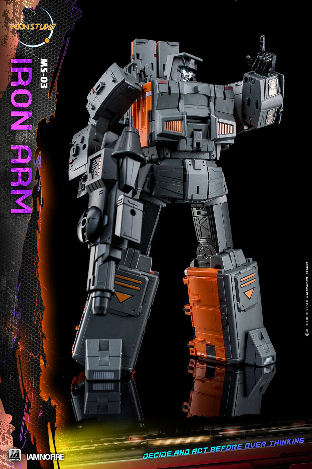 Moon Studio MS-03 Iron Arm, Radiatron (Not G1 Kaen, Raiden ) 21cm / 8.3" 15 Moon Studio MS-03 Iron Arm, Radiatron (Not G1 Kaen, Raiden ) 21cm / 8.3"